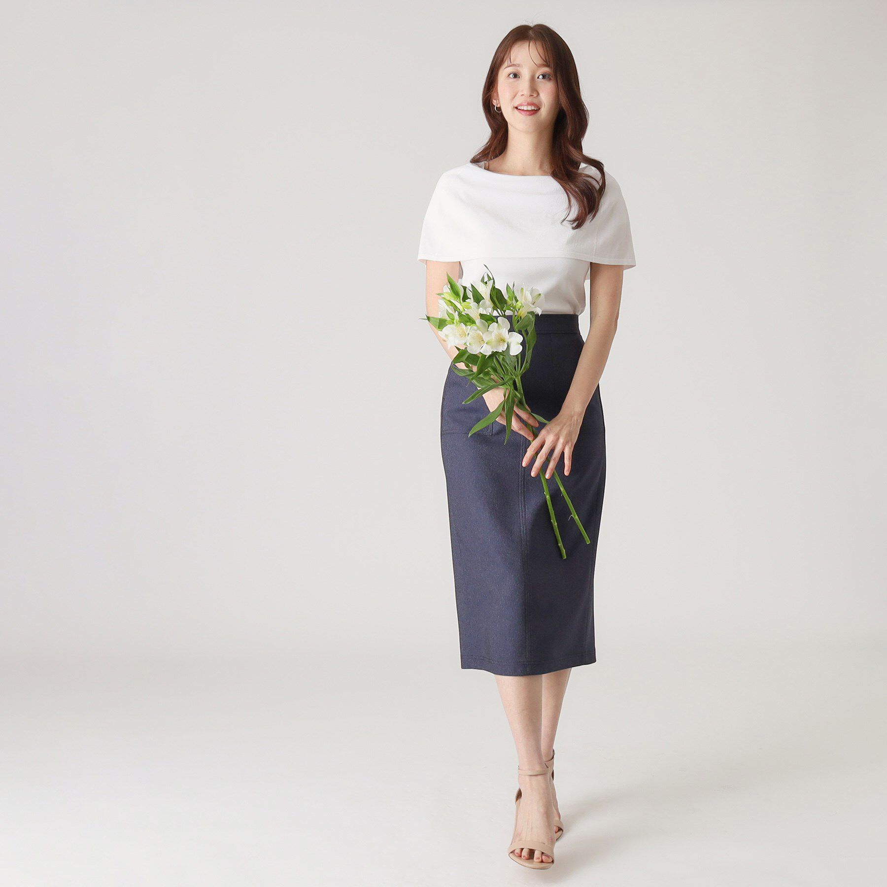 COUP DE CHANCE「【洗える】オフショルダーニットトップス」|ニット・セーター|