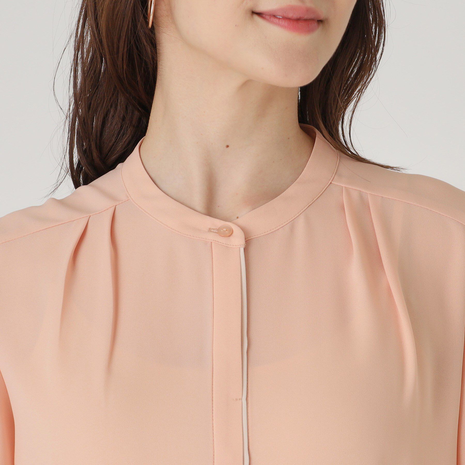 COUP DE CHANCE「【洗える】配色デザインのブラウス」|シャツ・ブラウス|