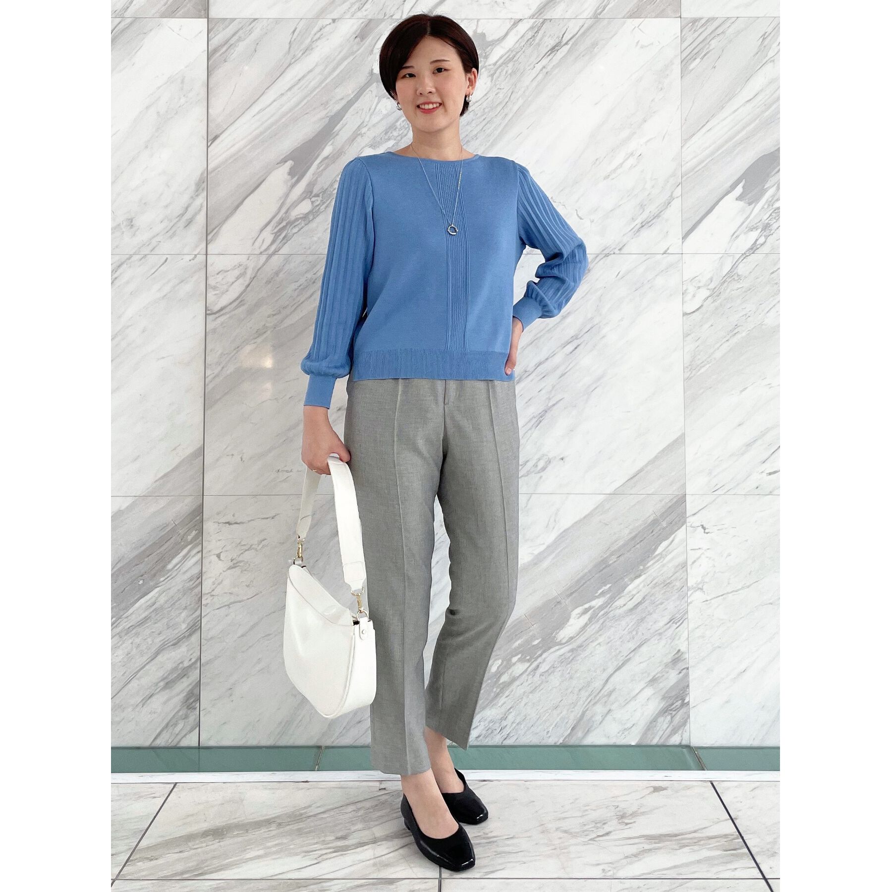 Reflect「【大人気ニットに新色登場！マイカラニット+／細見え／WEB限定カラーあり／マシンウォッシュ可／選べる」|ニット・セーター|