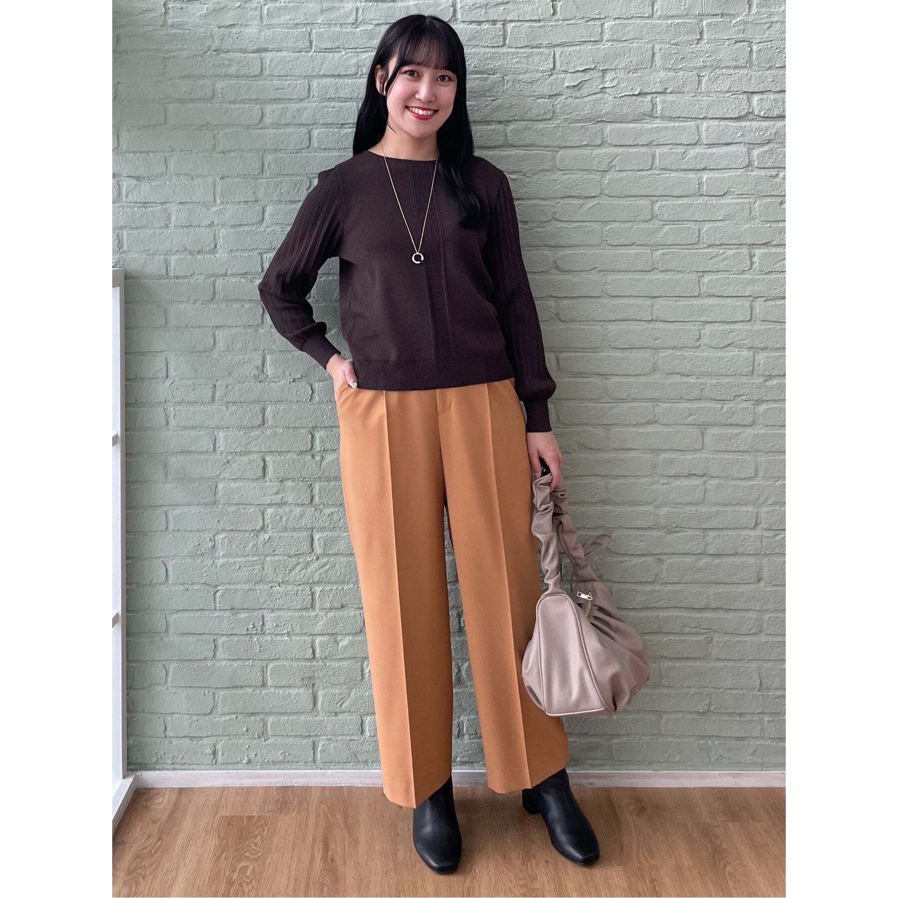 Reflect「【大人気ニットに新色登場！マイカラニット+／細見え／WEB限定カラーあり／マシンウォッシュ可／選べる」|ニット・セーター|