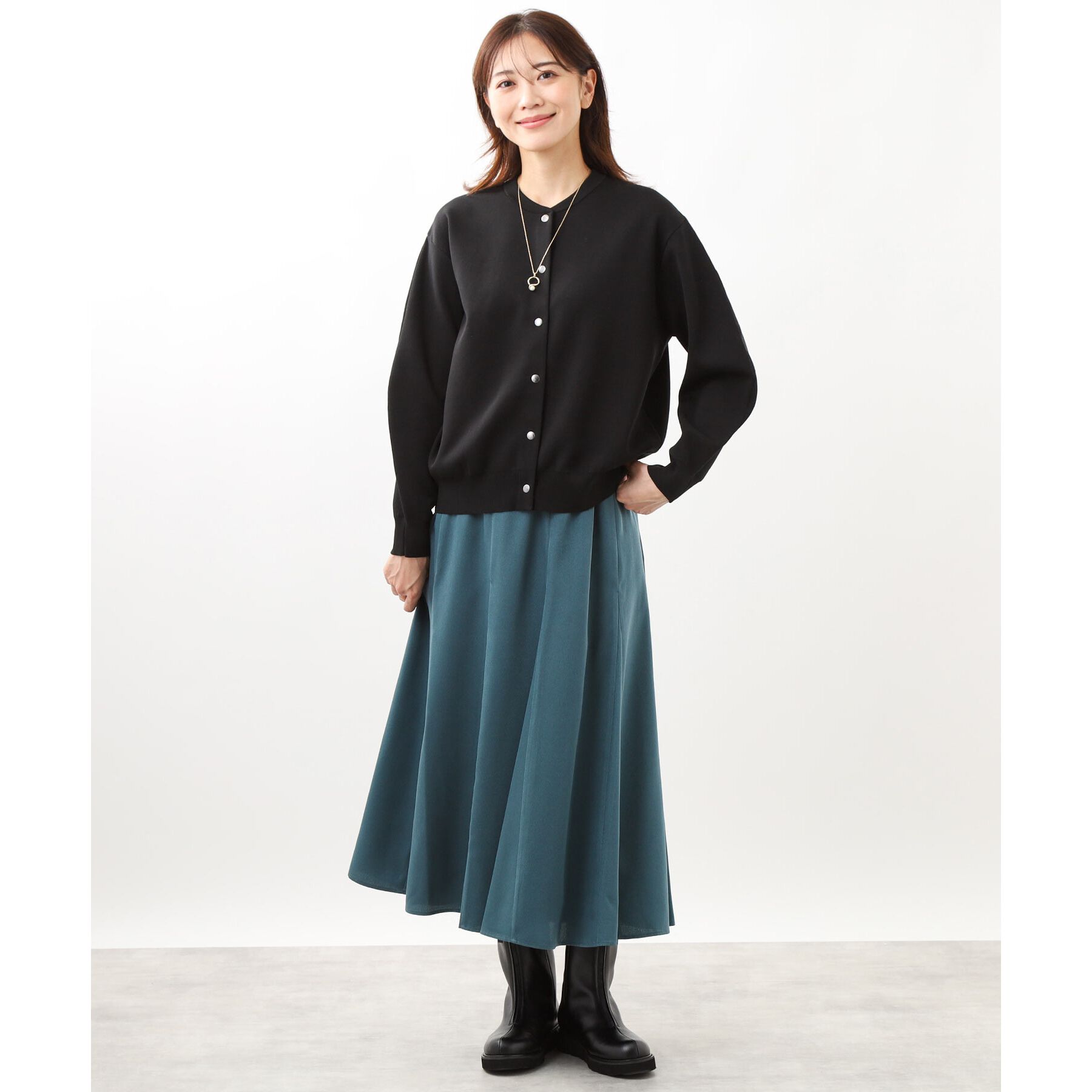 Reflect「【WEB限定カラーあり／手洗い可】マキシフレアスカート」|スカート|