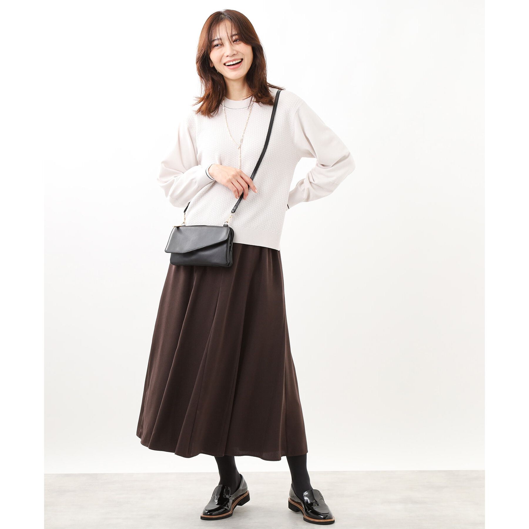 Reflect「【WEB限定カラーあり／手洗い可】マキシフレアスカート」|スカート|