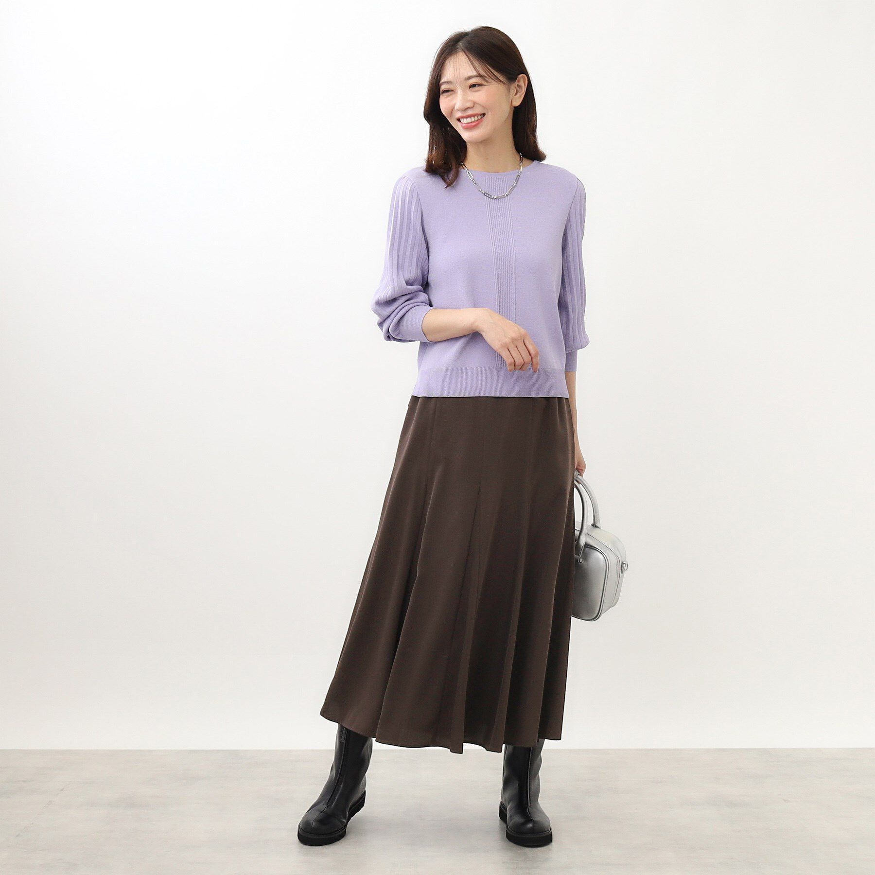 Reflect「【WEB限定カラーあり／手洗い可】マキシフレアスカート」|スカート|