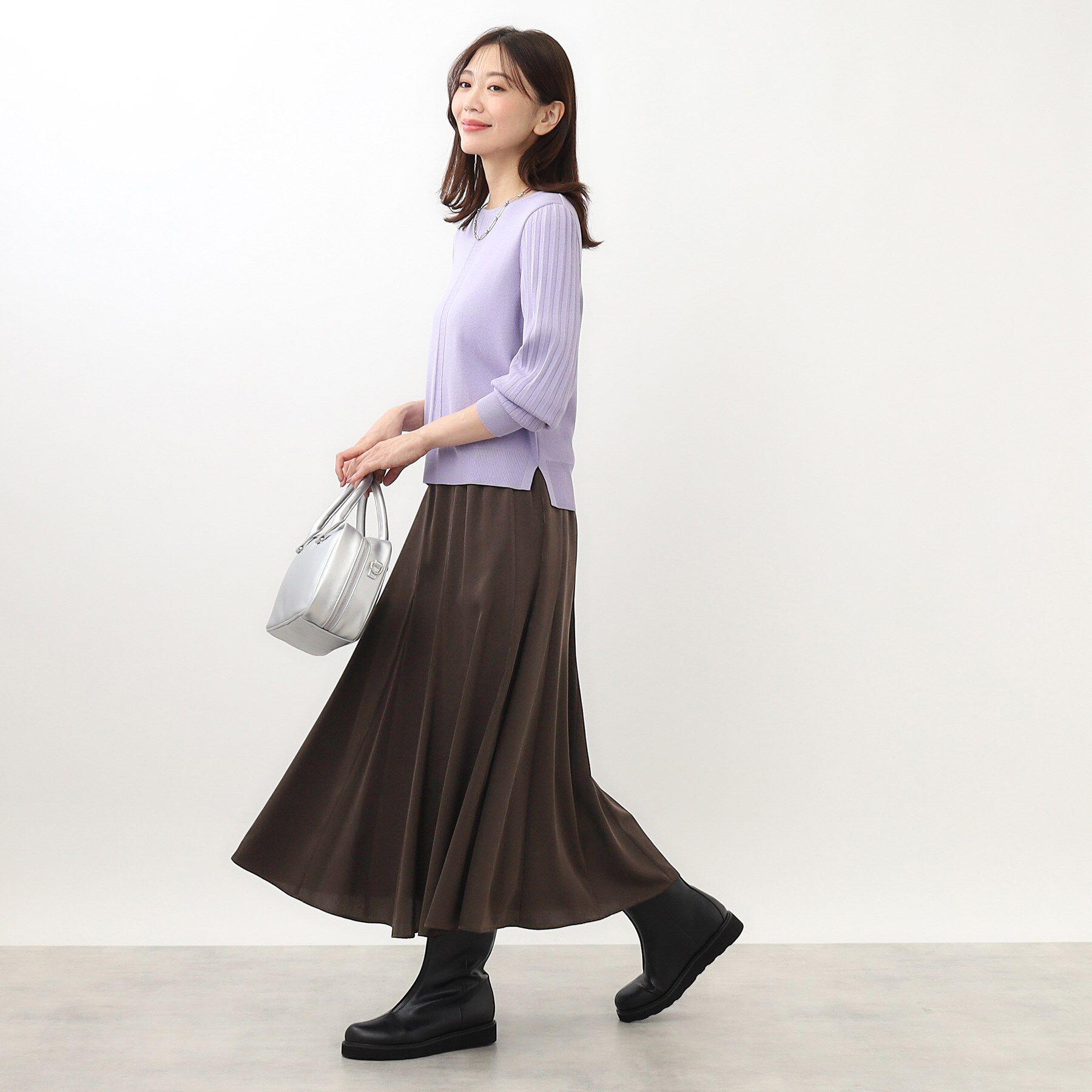 Reflect「【WEB限定カラーあり／手洗い可】マキシフレアスカート」|スカート|