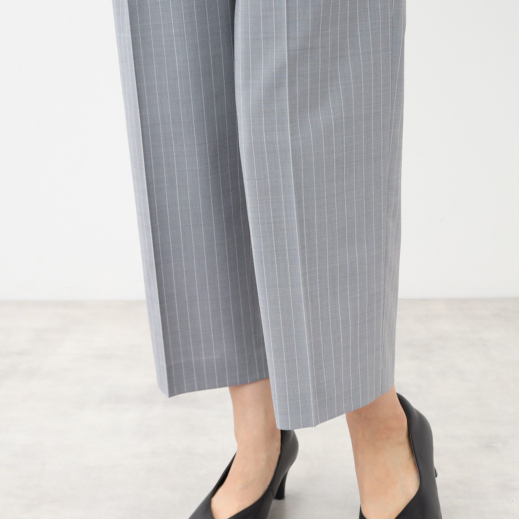 Reflect「【手洗い可】ストライプ柄ワイドパンツ」|その他|