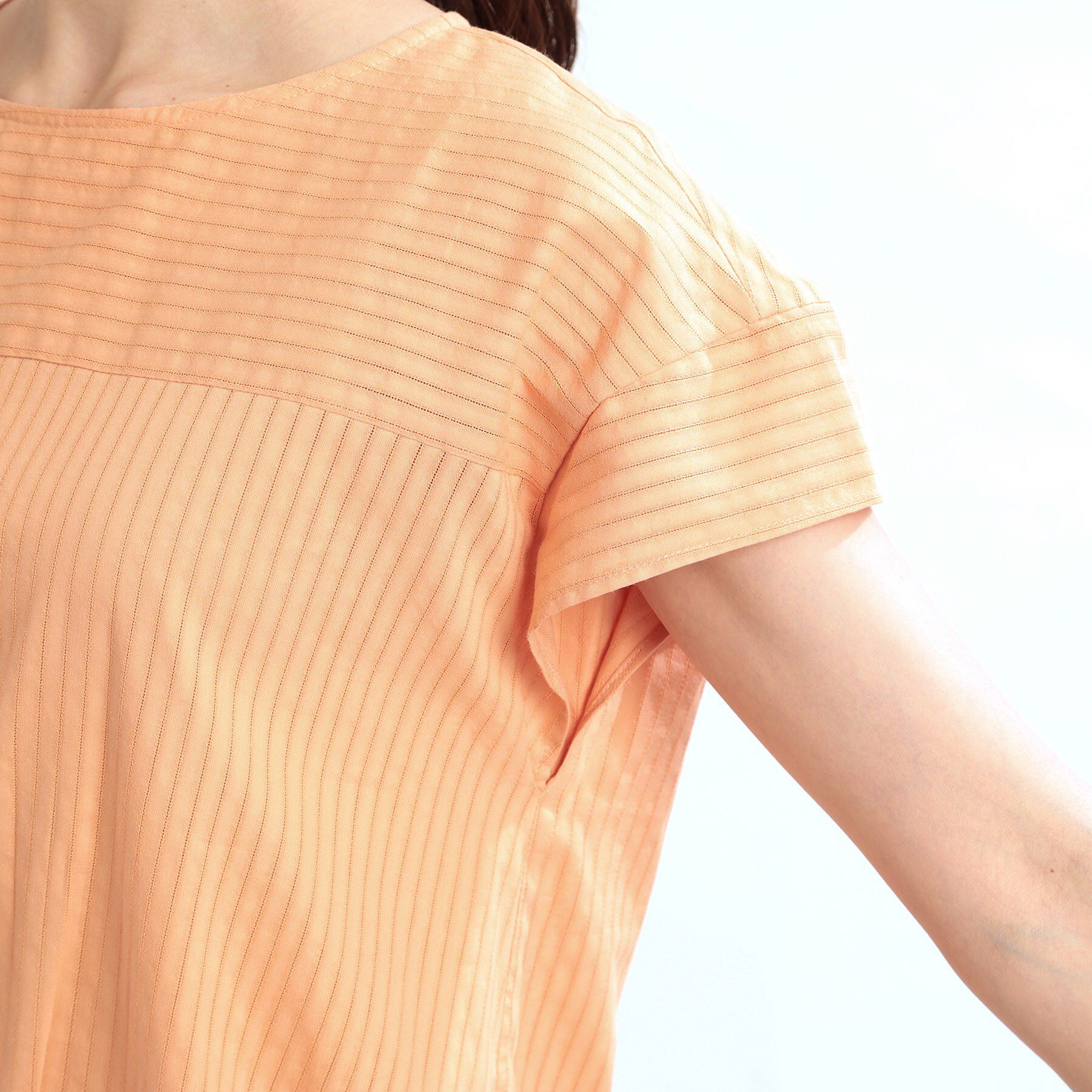 Reflect「【夏SALE／E‐QUALITY／手洗い可】フレンチスリーブブラウス」|シャツ・ブラウス|