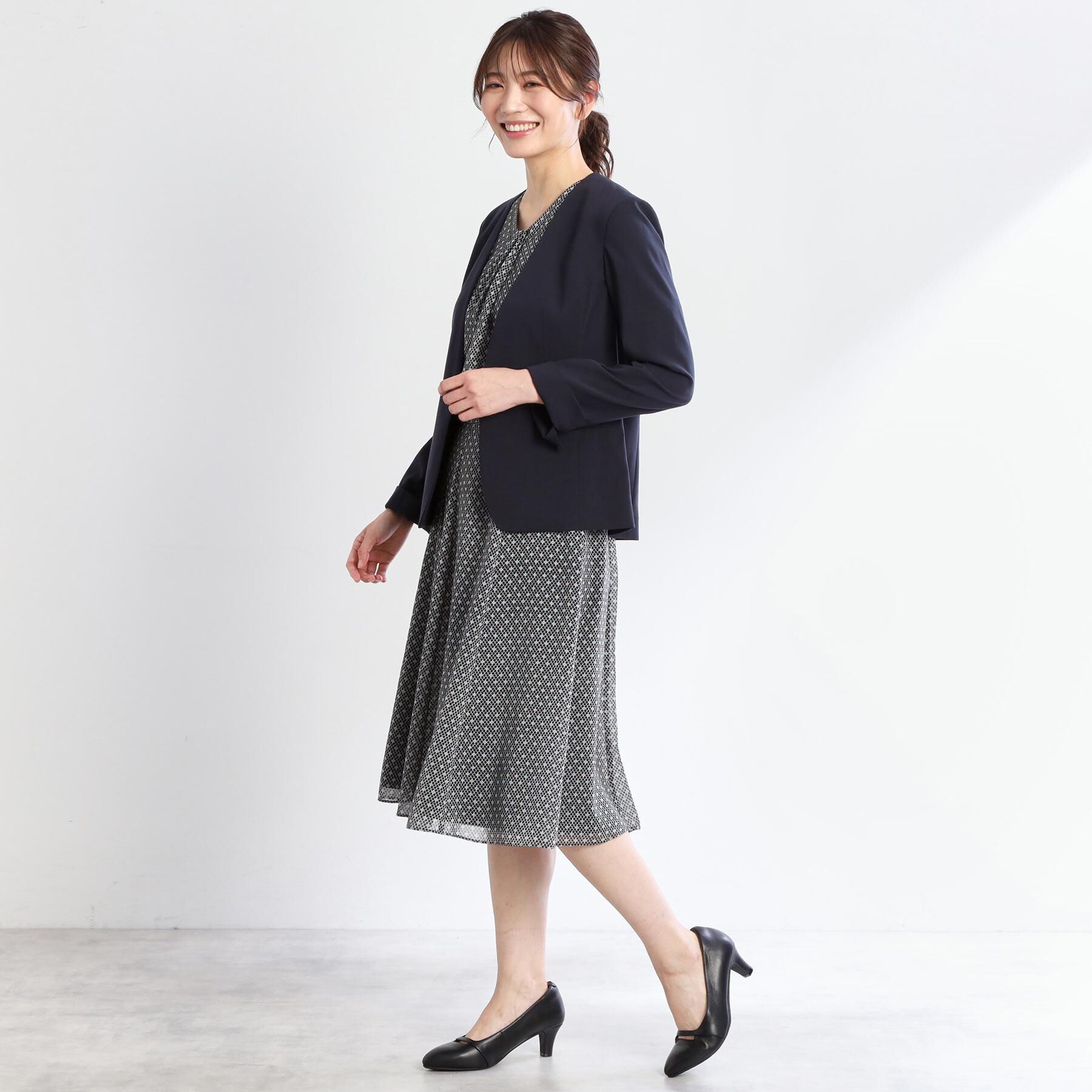 Reflect「【マシンウォッシュ可／セットアップ可】コツキ柄プリントフレアスカート」|スカート|