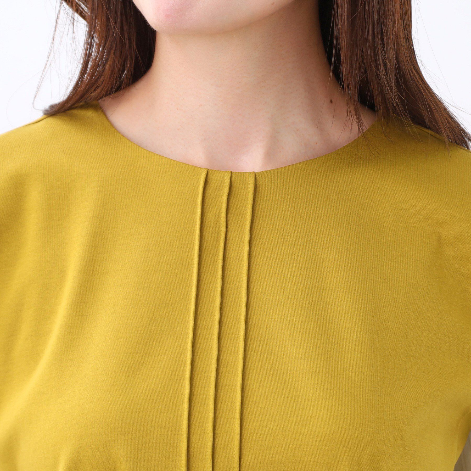 Reflect「【アウターを着てもすっきり／体型カバー／腰周りが気にならない】長め丈プルオーバージャージ」|Tシャツ・カットソー|