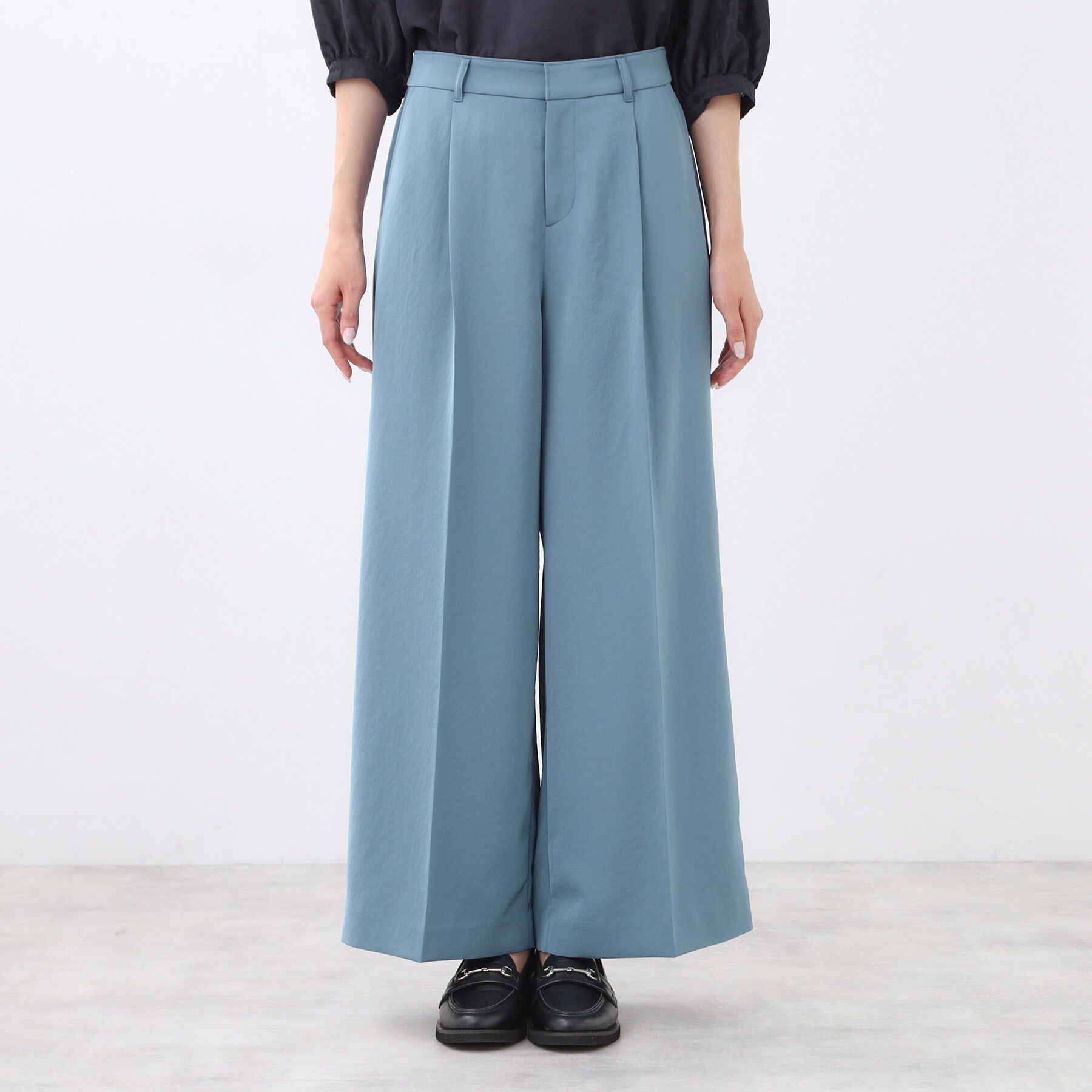 Reflect「【透けない】フルレングスワイドストレートパンツ」|その他|