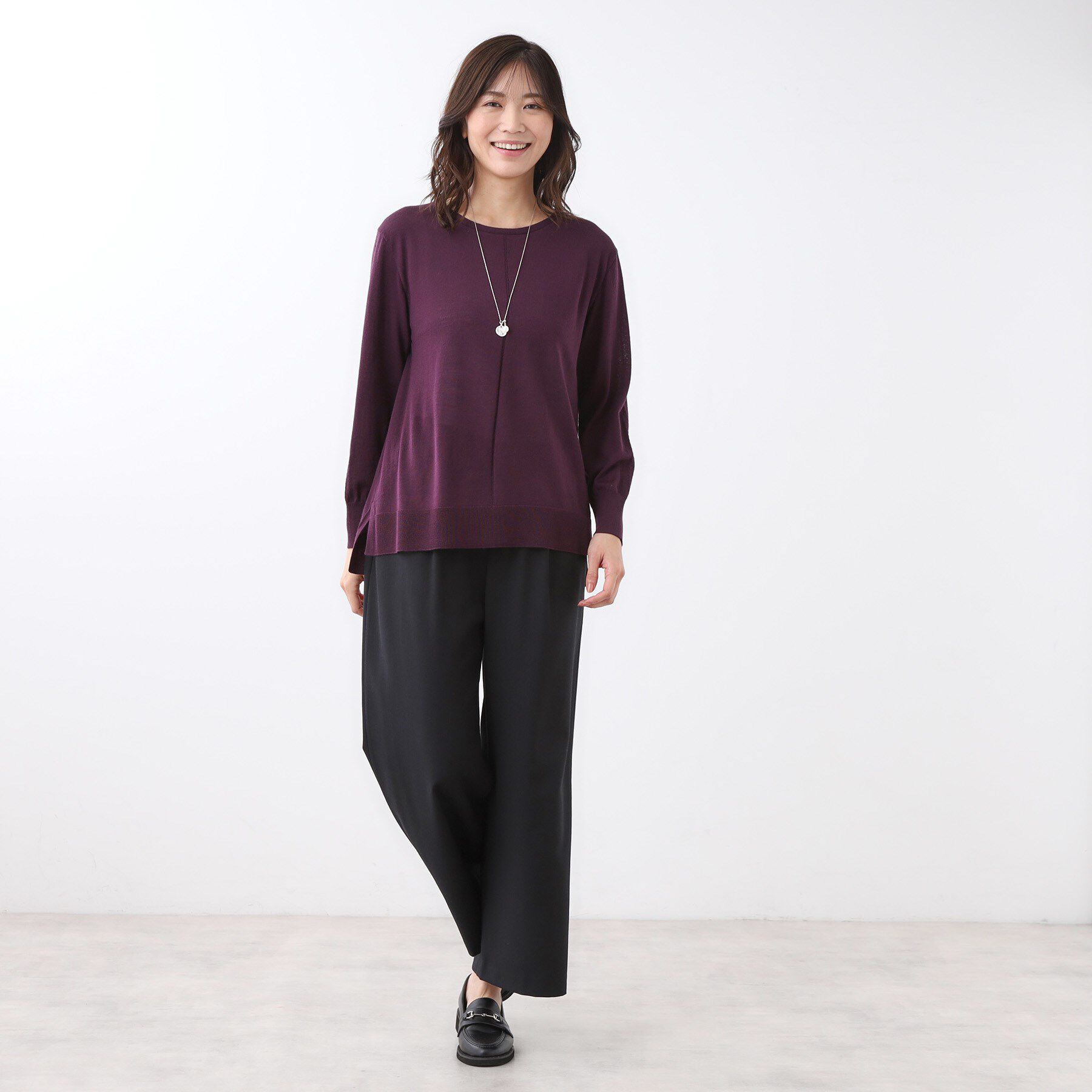 Reflect「【すっきりシルエット】ワイドクロップドパンツ」|その他|