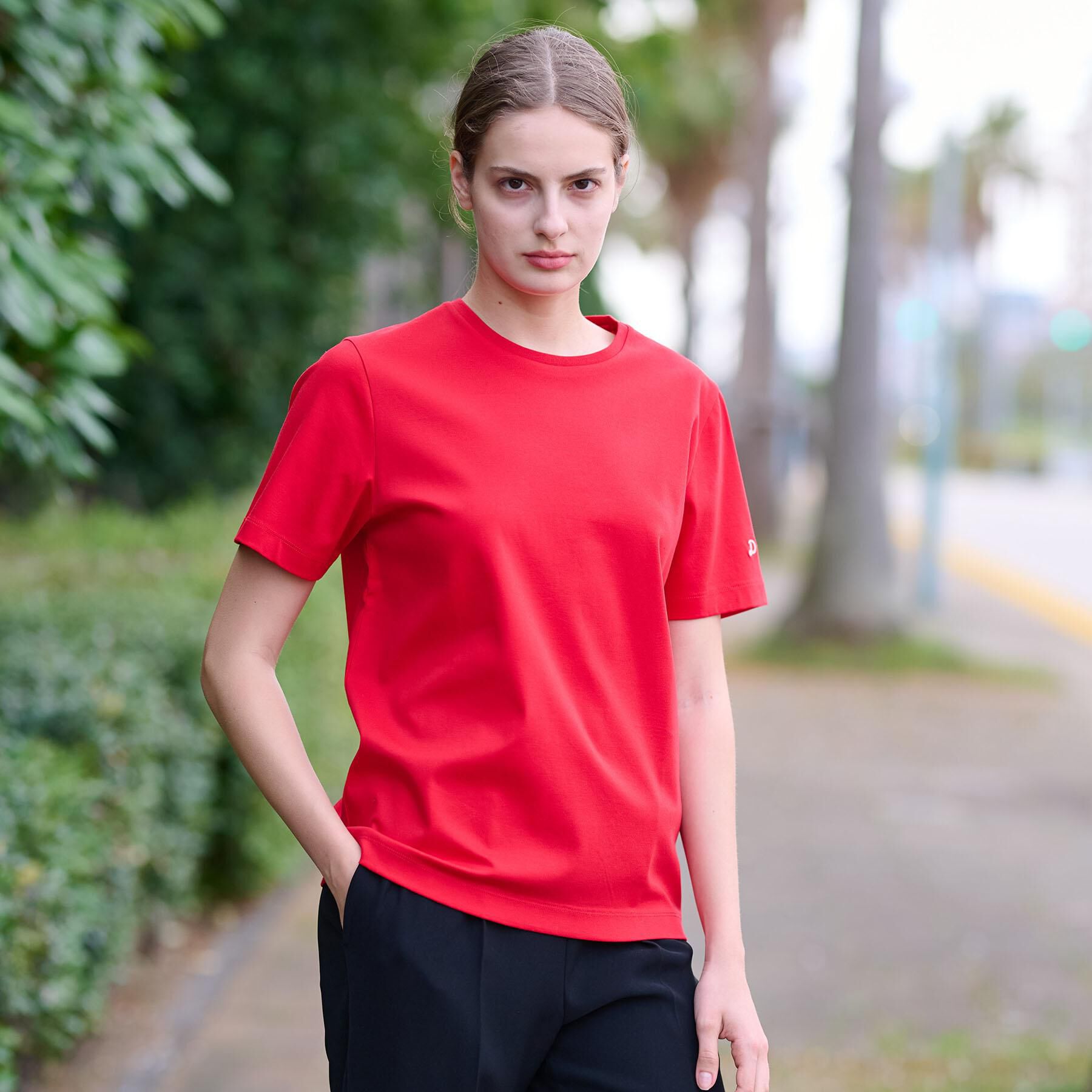 DRESSTERIOR「【接触冷感/抗菌防臭/消臭】アイスクリアコットンTシャツ」|Tシャツ・カットソー|