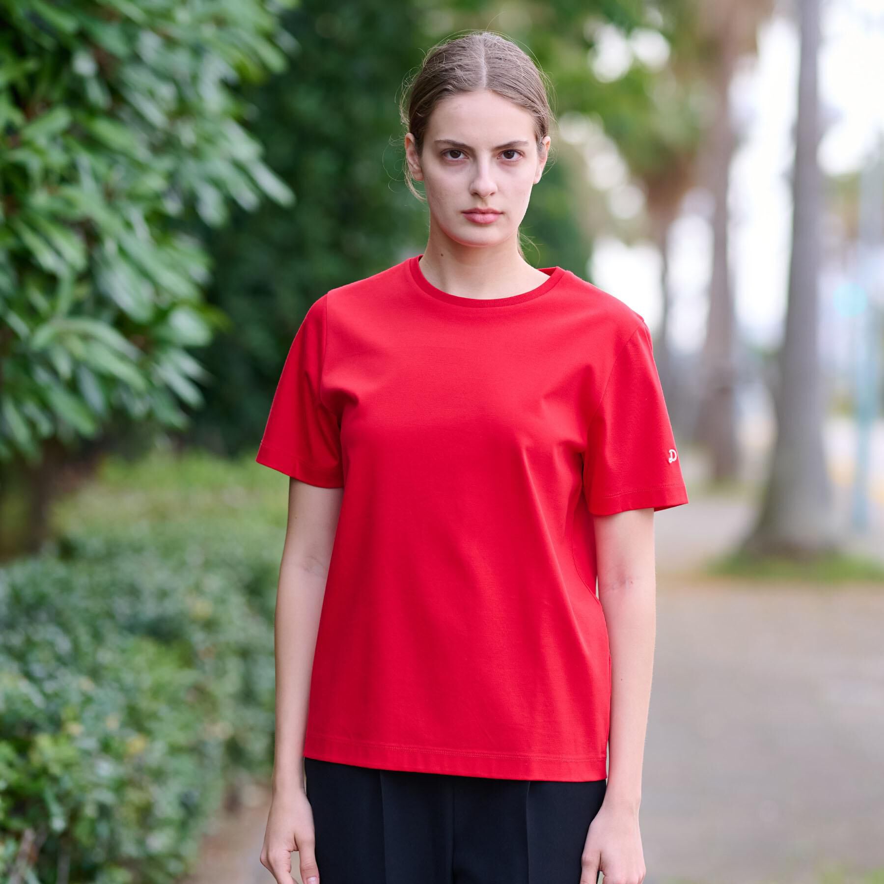 DRESSTERIOR「【接触冷感/抗菌防臭/消臭】アイスクリアコットンTシャツ」|Tシャツ・カットソー|