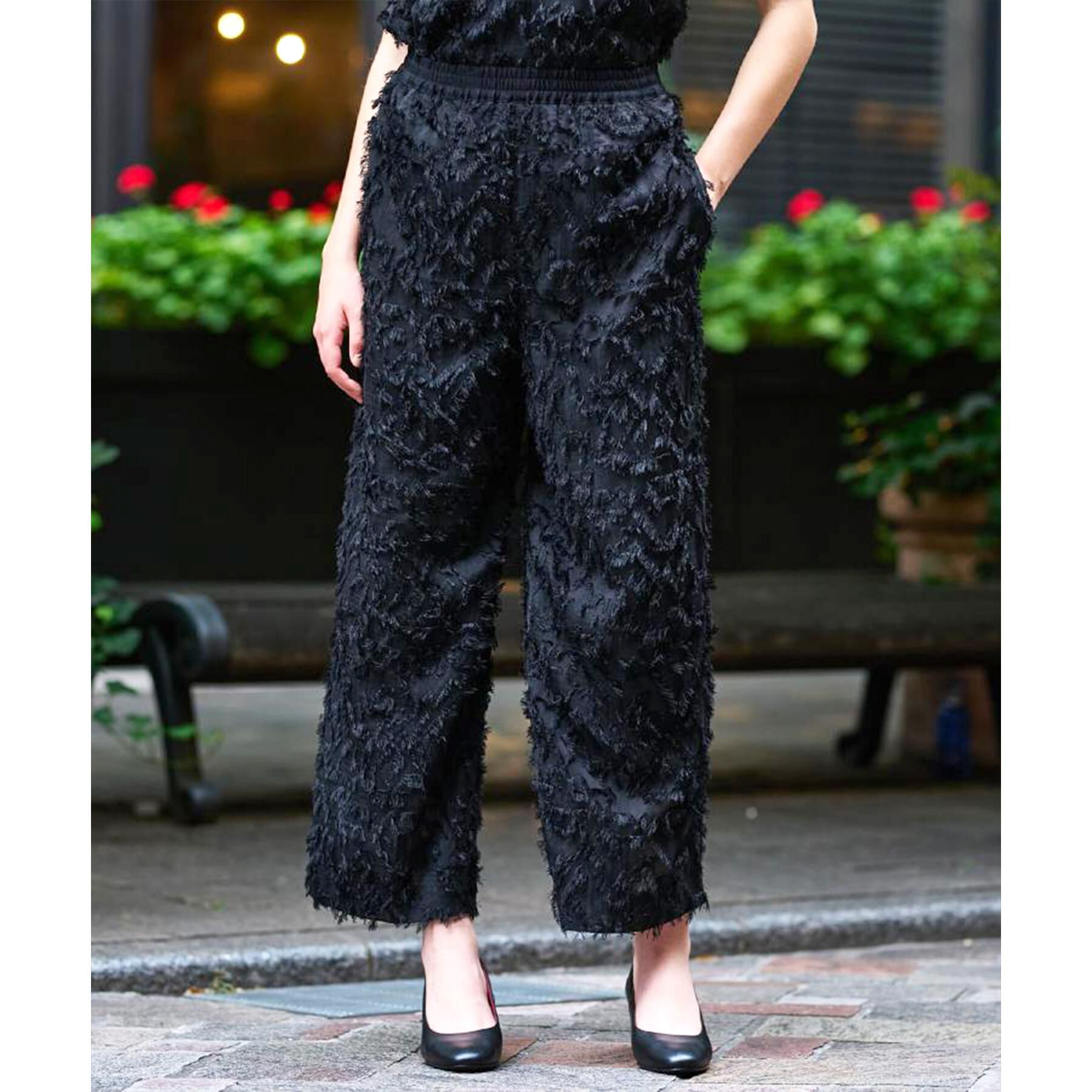 DRESSTERIOR「【セットアップ可/美人百花/美香さん着用】カットジャカードイージーパンツ」|その他|