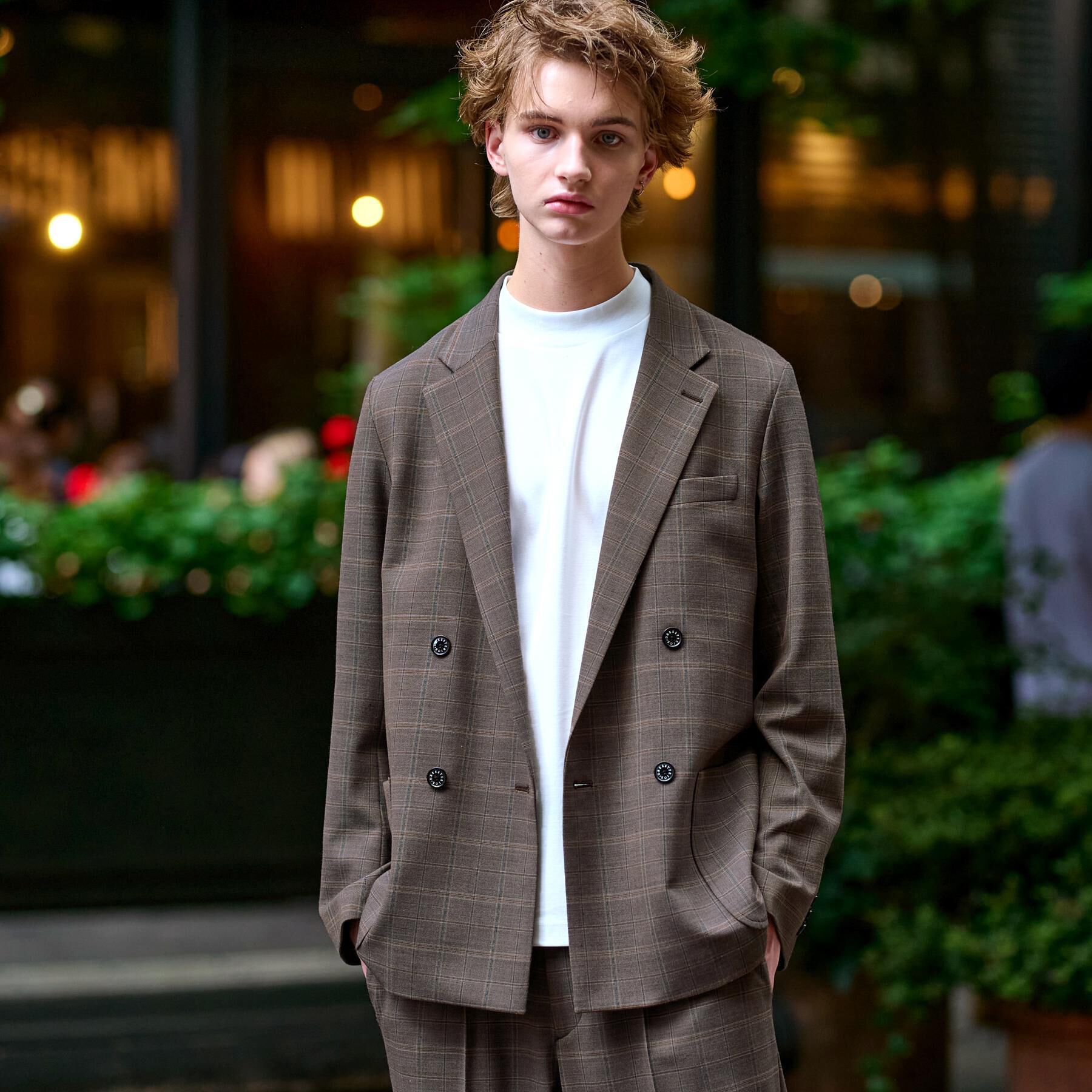 DRESSTERIOR「【セットアップ可】2WAYストレッチ コンフォータブルチェックジャケット」|テーラードジャケット|