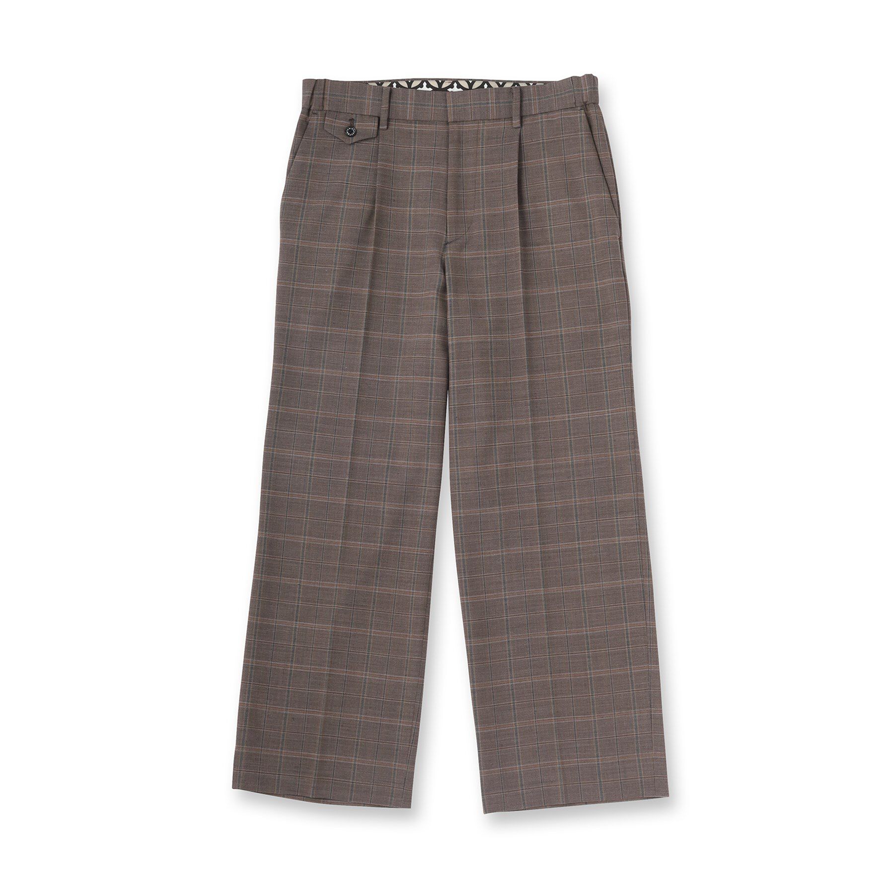 DRESSTERIOR「【セットアップ可】2WAYストレッチ チェック SET UP ワイドパンツ」|その他|