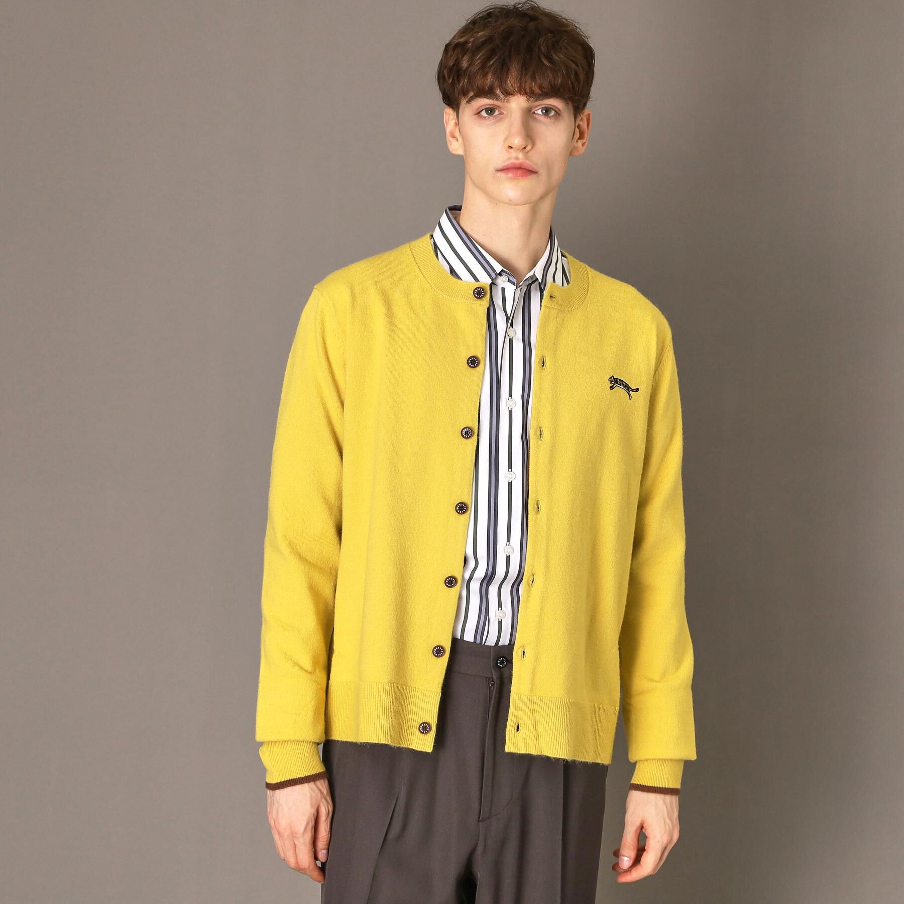 DRESSTERIOR「【Monomax11月号掲載】タイガーエンブロイダリー ラウンドネックカーディガン」|カーディガン|