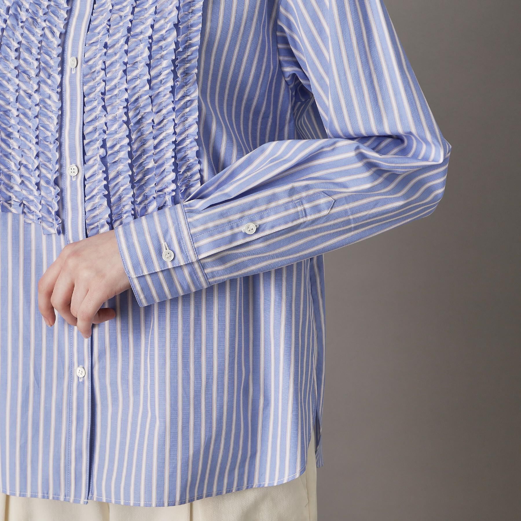 DRESSTERIOR「フロントフリルブラウス」|シャツ・ブラウス|