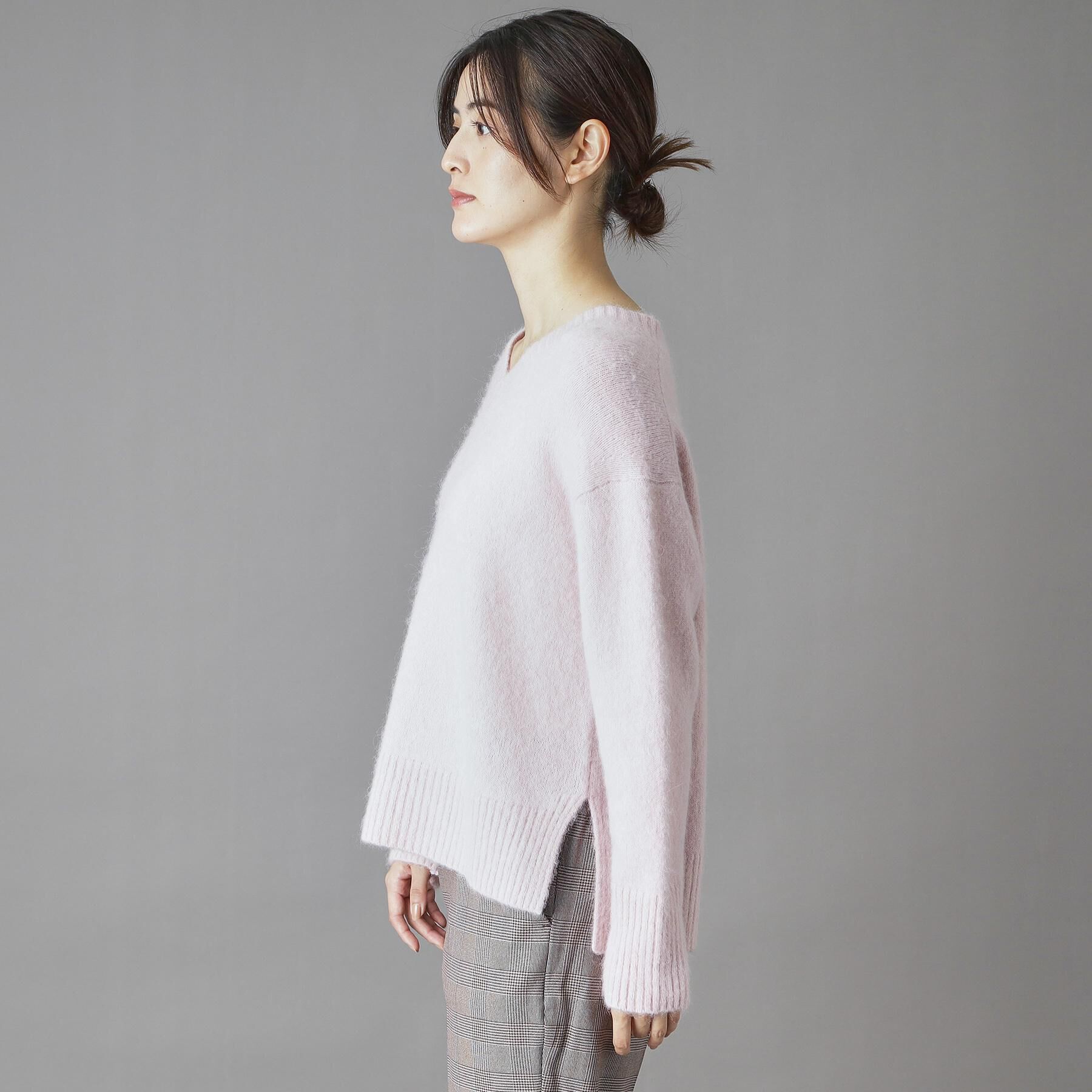 DRESSTERIOR「【CLASSY.12月号掲載】アルパカブレンドVネックニット」|ニット・セーター|