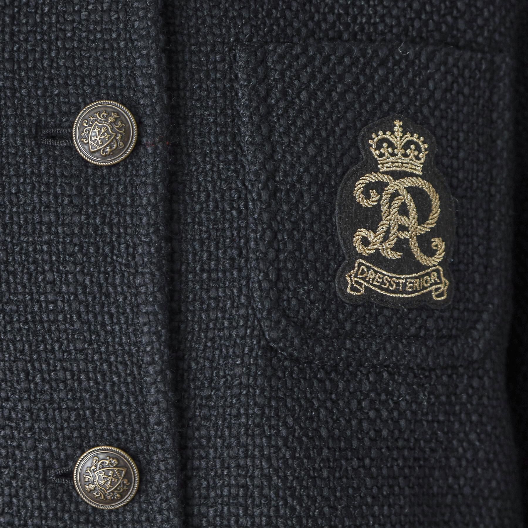 DRESSTERIOR「エンブレムショートブルゾン」|ブルゾン・スタジャン|