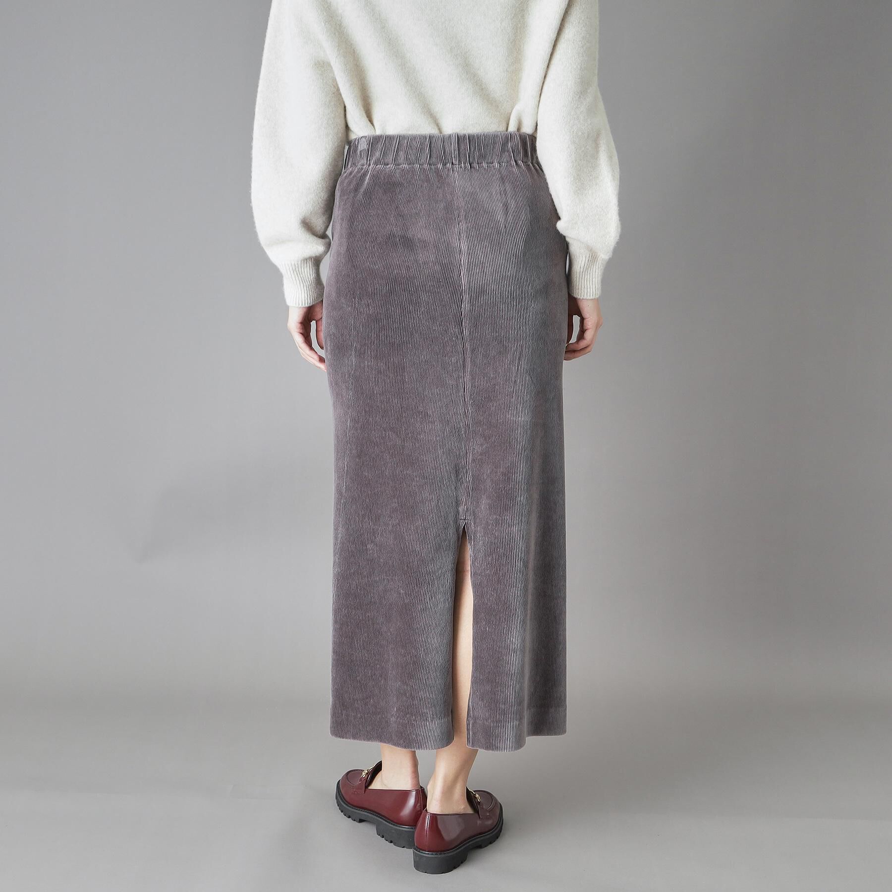 DRESSTERIOR「コーデュロイジャージタイトスカート」|スカート|