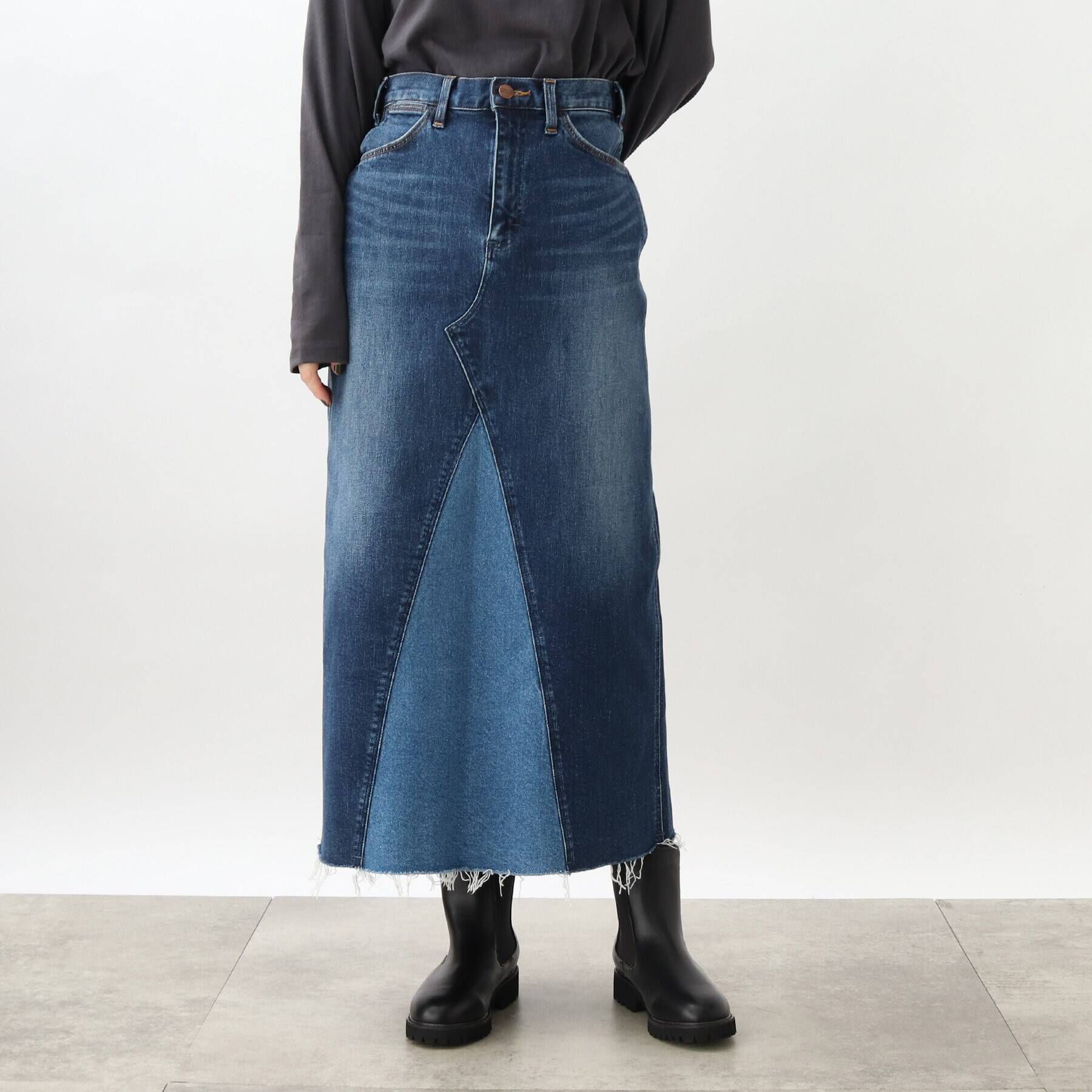 grove「別注リメイク風デニムスカート【Wrangler（ラングラー）】」|スカート|
