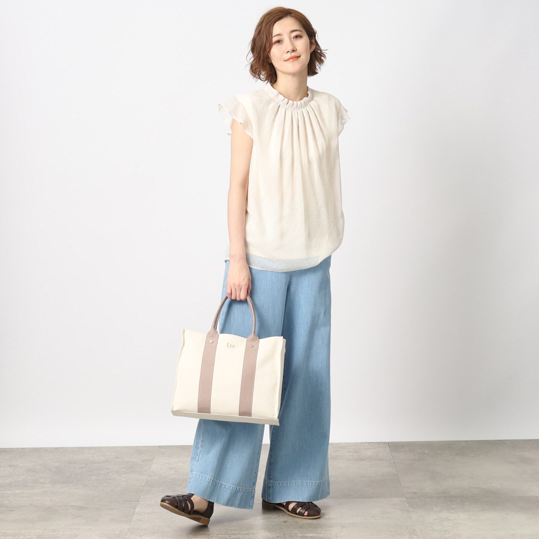 grove「【Lee別注】スクエアA4 2WAYトート【A4サイズ収納可】」|トートバッグ|