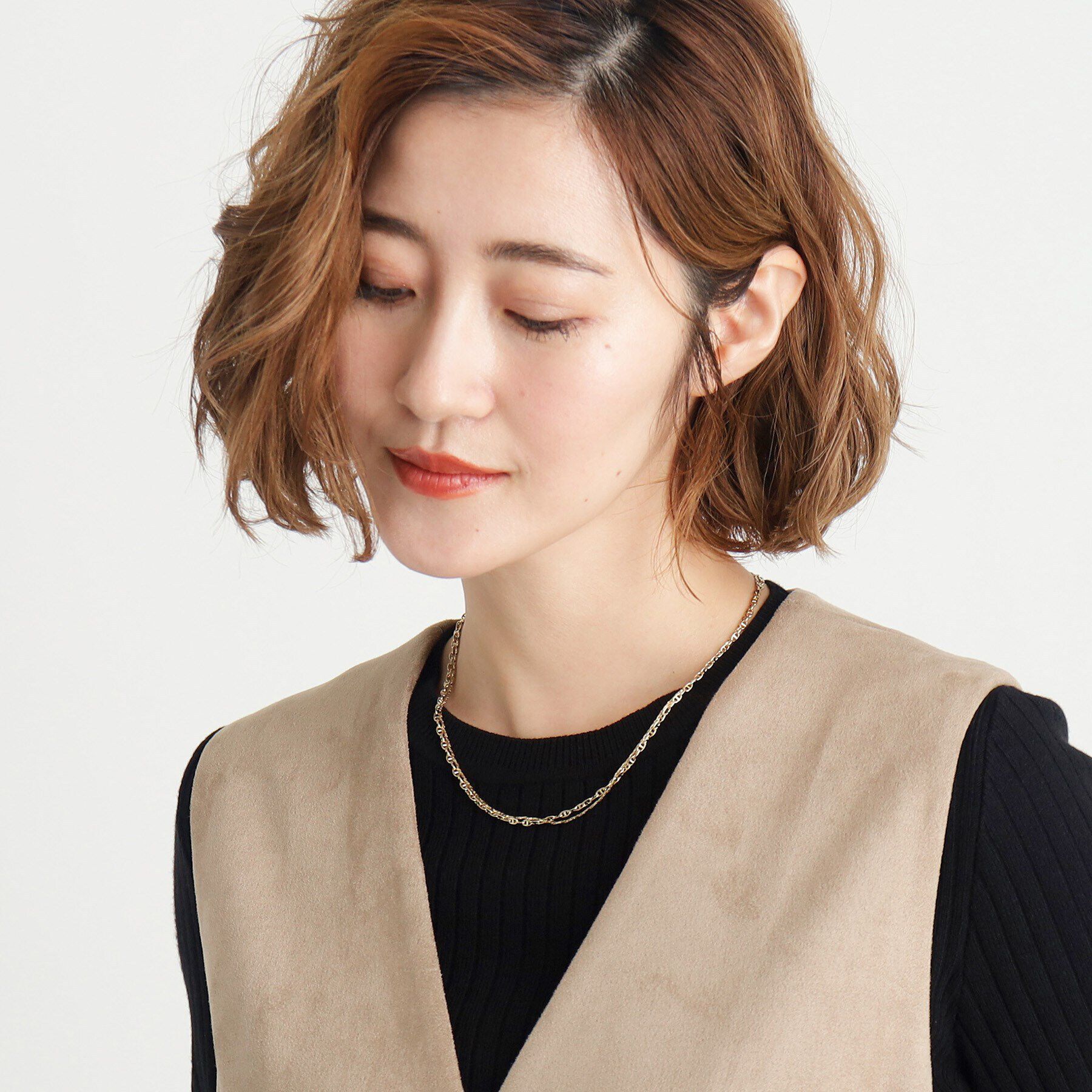 grove「アンカーチェーン2連ネックレス」|ネックレス|