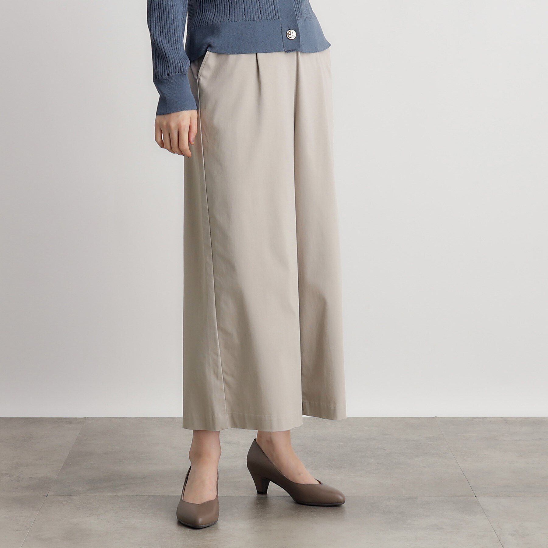 grove「【接触冷感】ハイパーストレッチワイドパンツ」|その他|