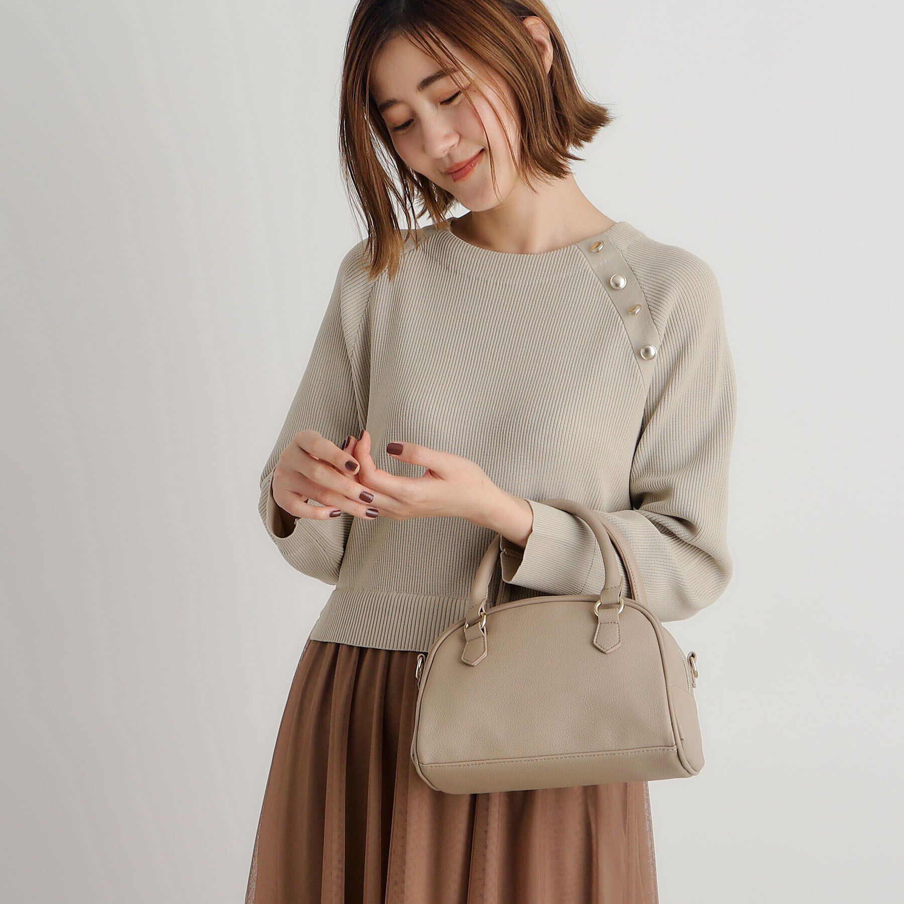 grove「【雑誌掲載】アソートパイピング2WAYボストン」|ショルダー・メッセンジャー|