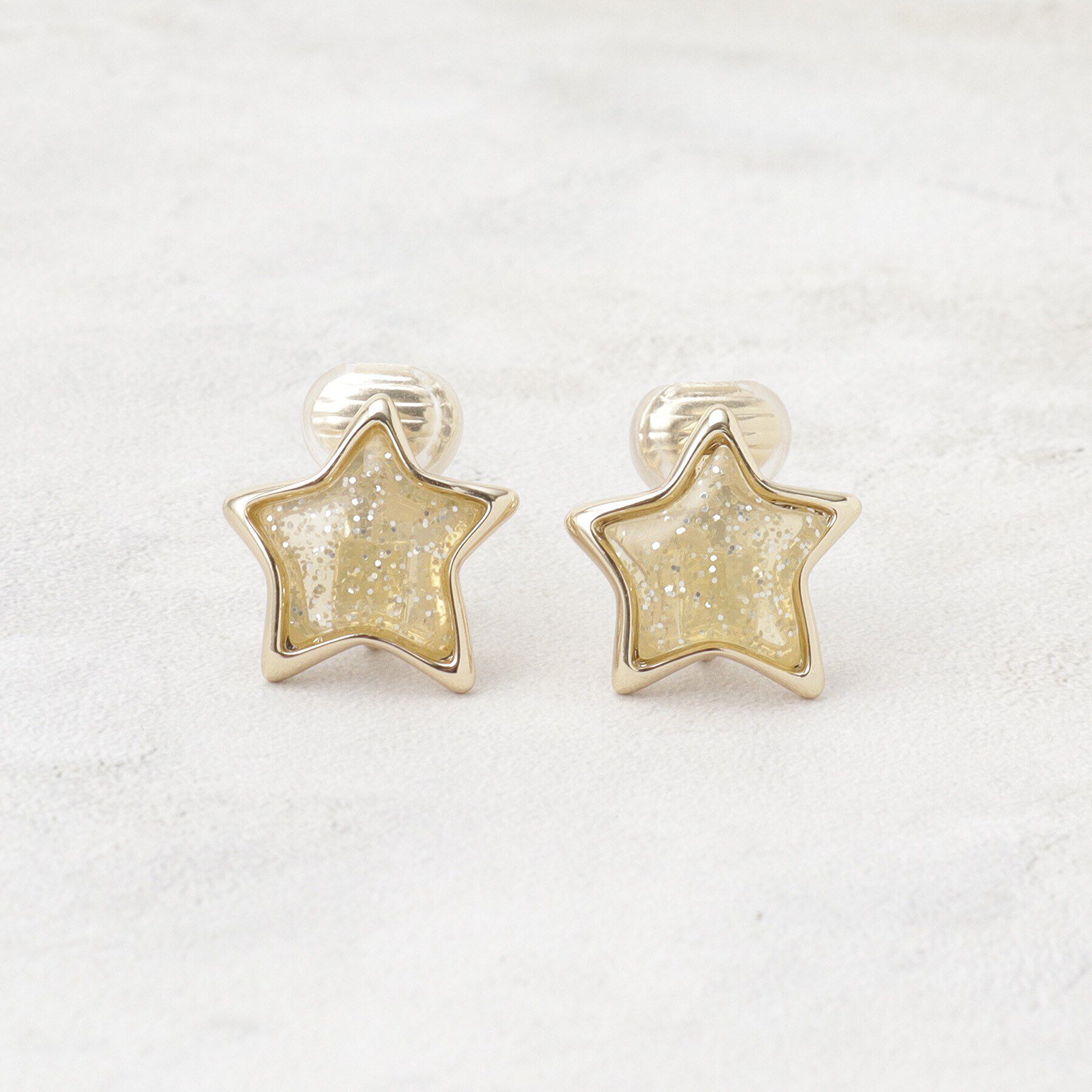 grove「ぷっくりラメスターイヤリング」|イヤリング|