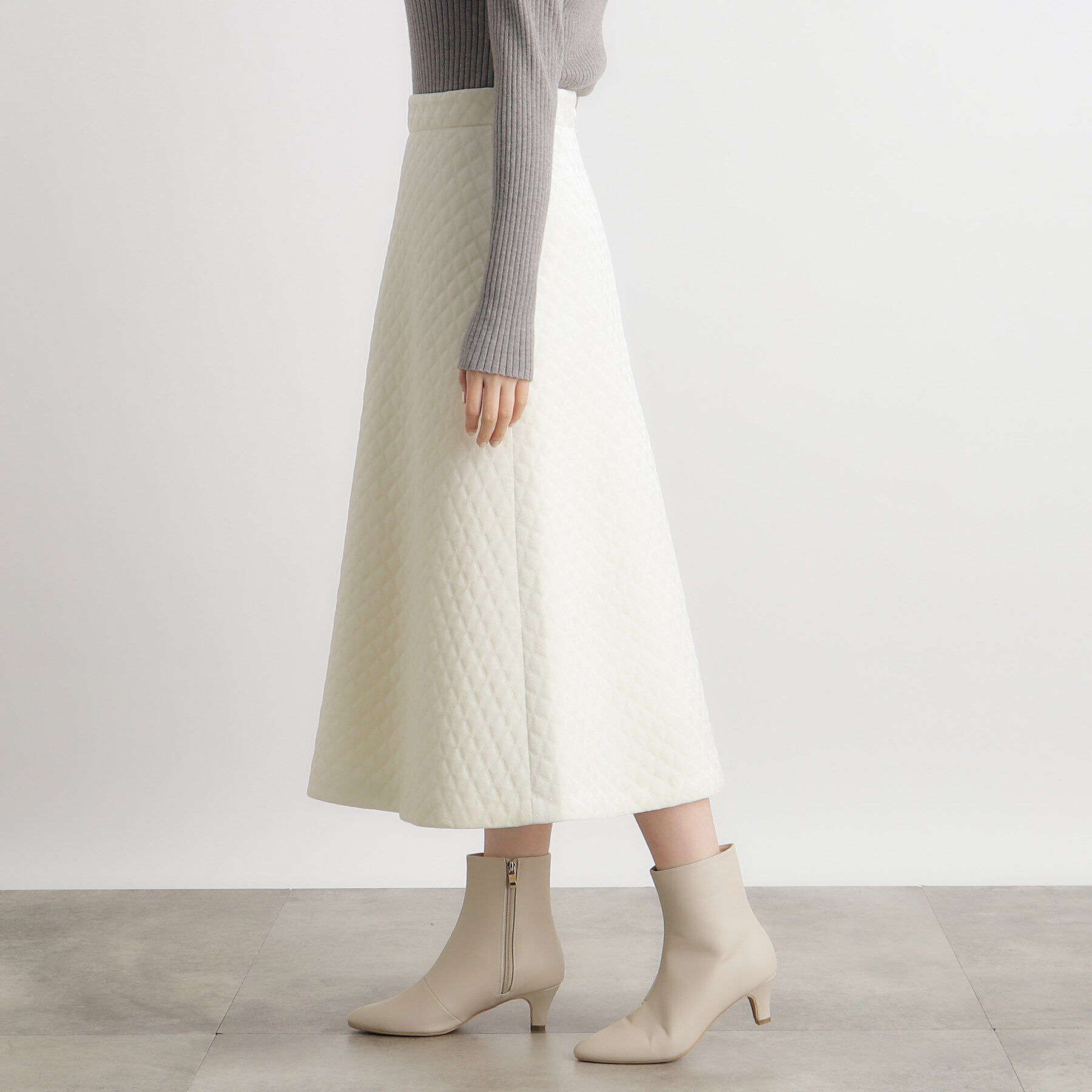 grove「ベロアエンボススカート」|スカート|