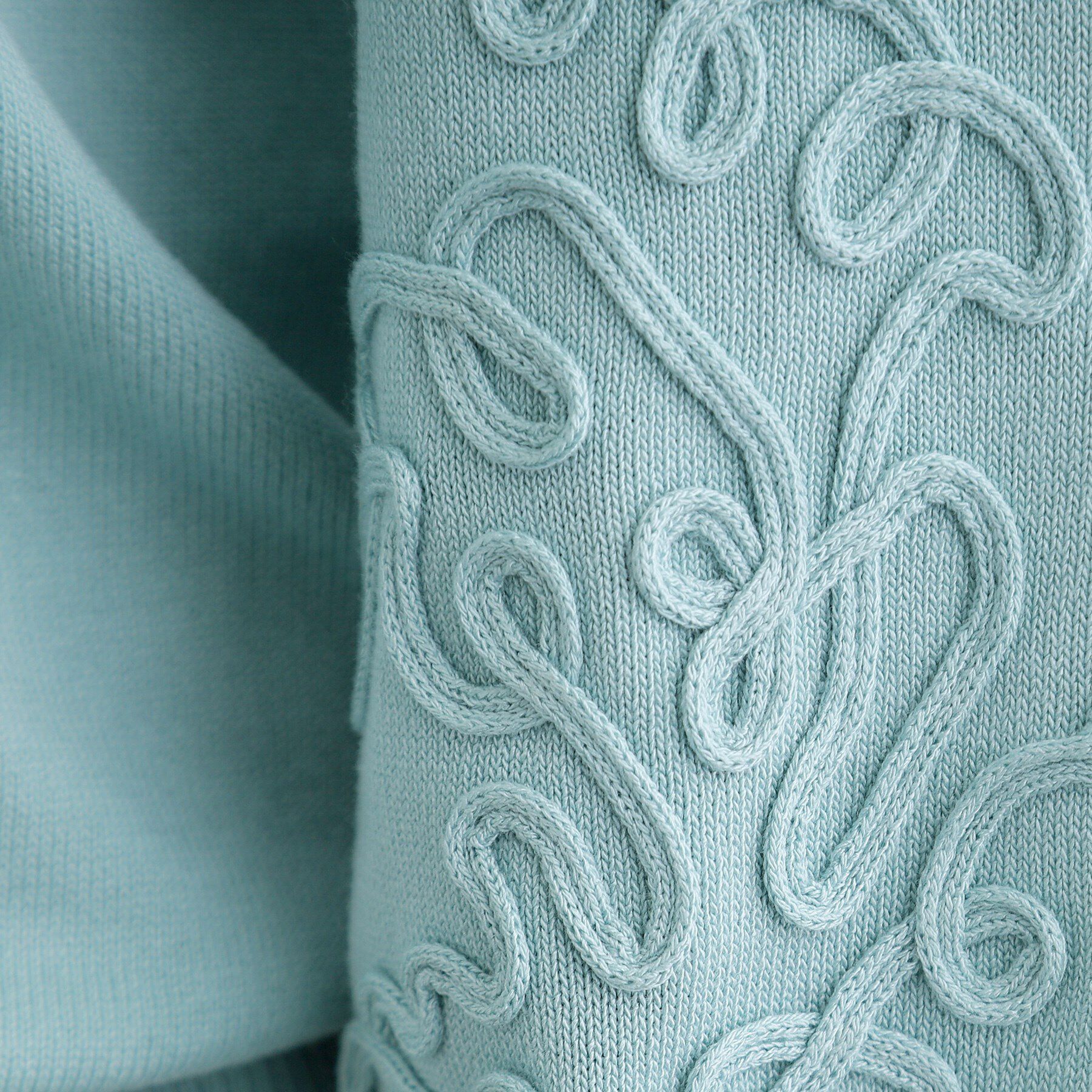 grove「袖コード刺繍ニットプルオーバー」|ニット・セーター|