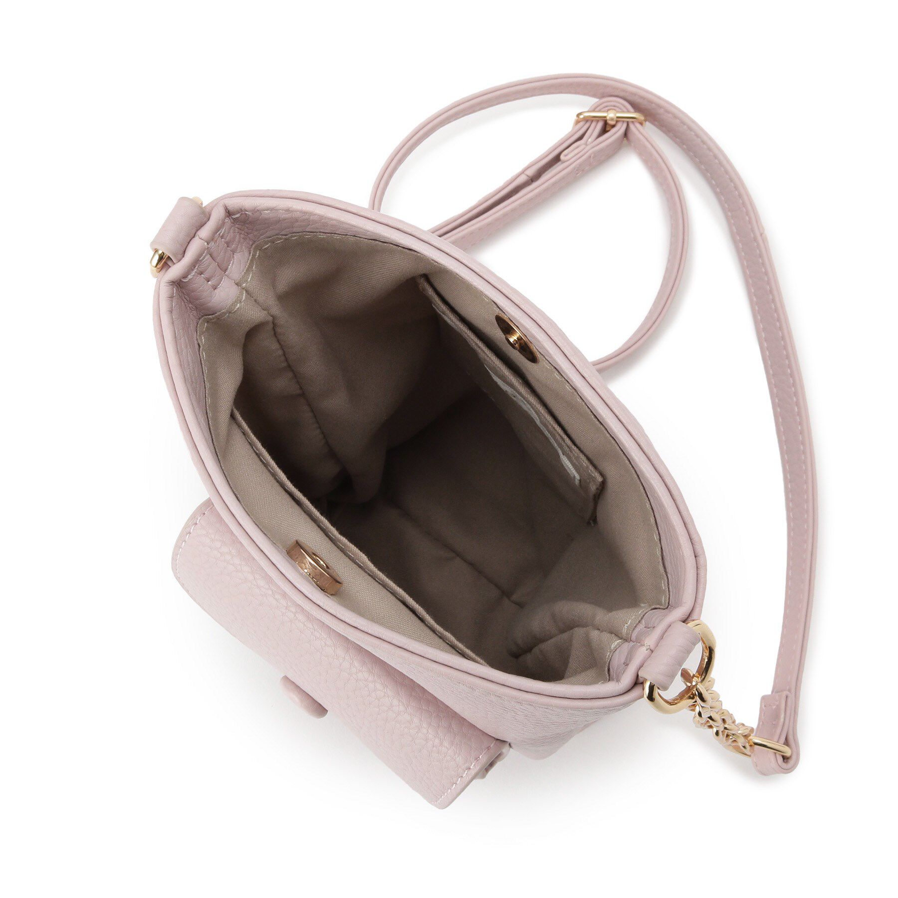 grove「クルミポケットサイドチェーンミニショルダー」|ショルダー・メッセンジャー|