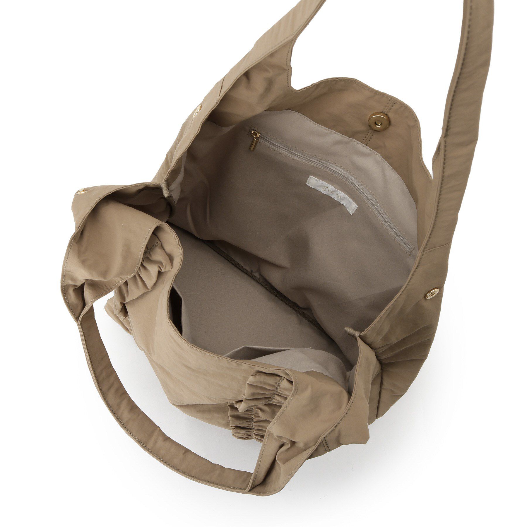 grove「【撥水】フリル変形トート」|トートバッグ|