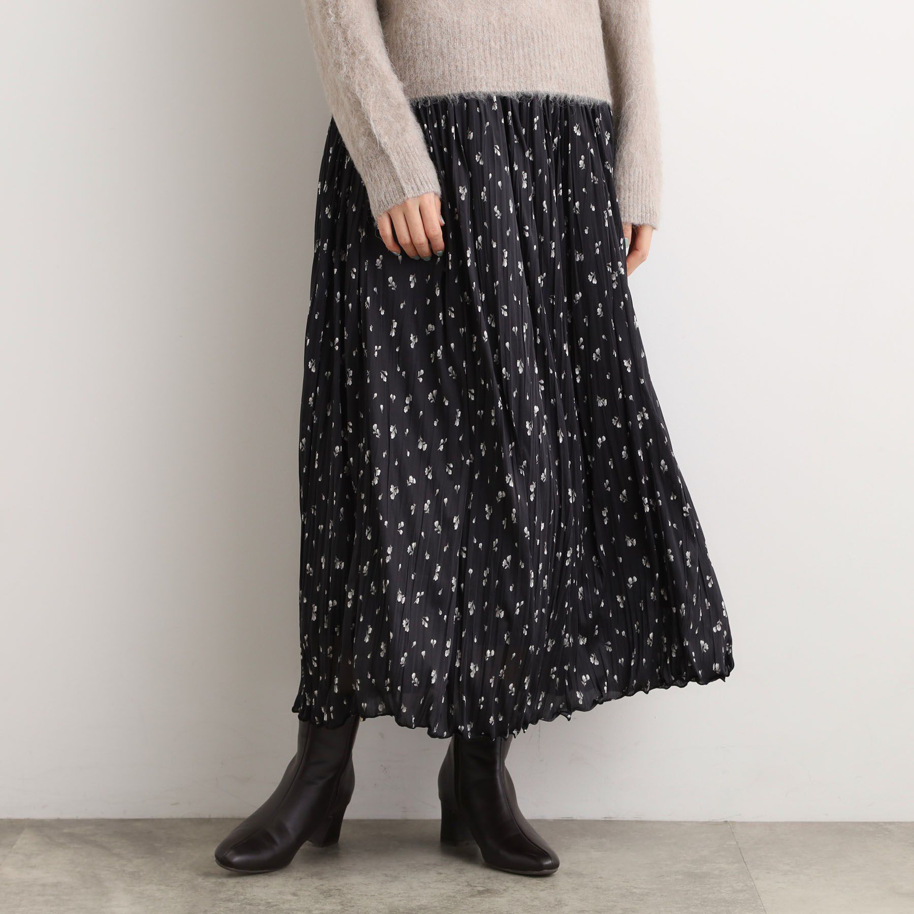 grove「花柄アソートプリーツスカート」|スカート|スミクロ(118)