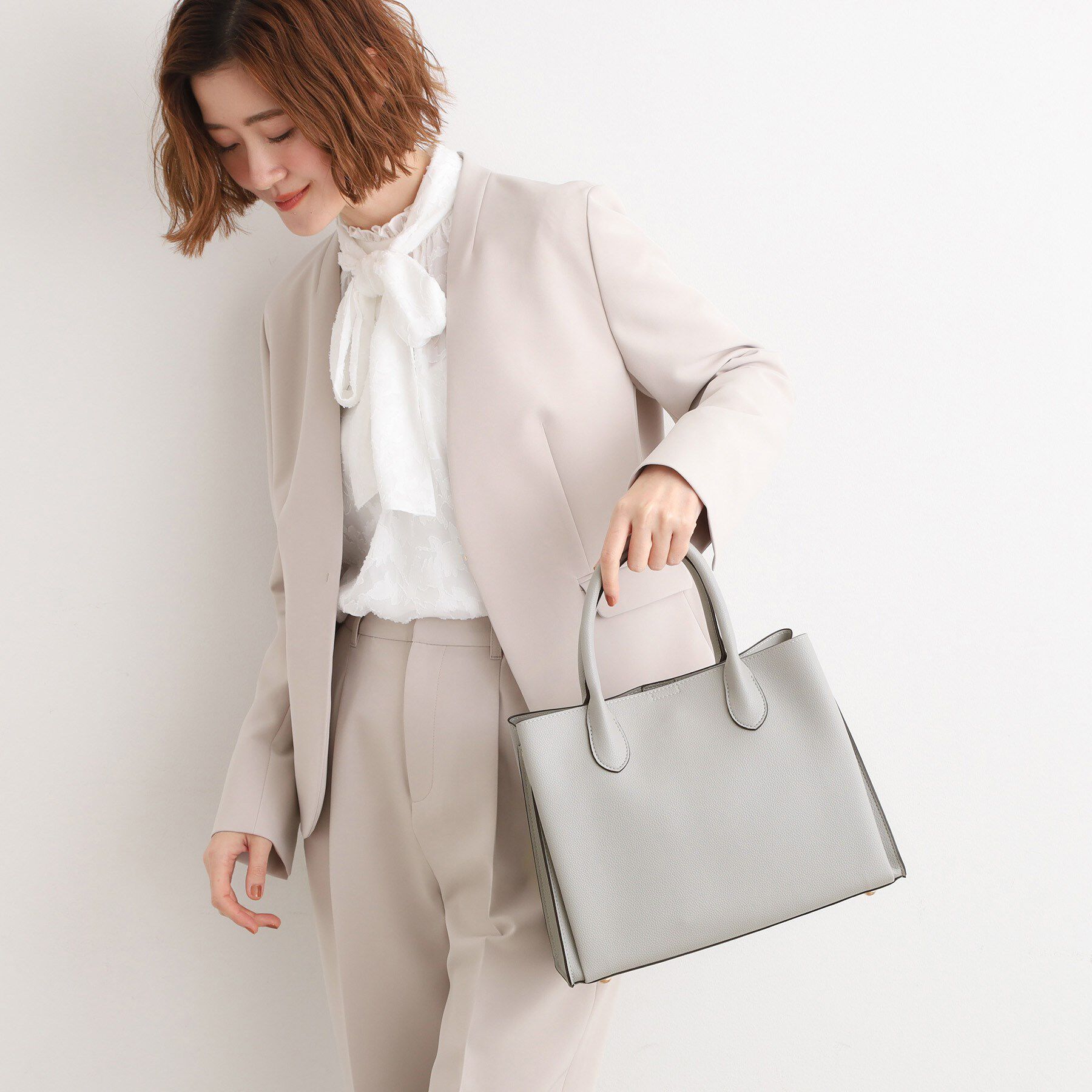 grove「【人間工学】中仕切り2WAYトート」|トートバッグ|