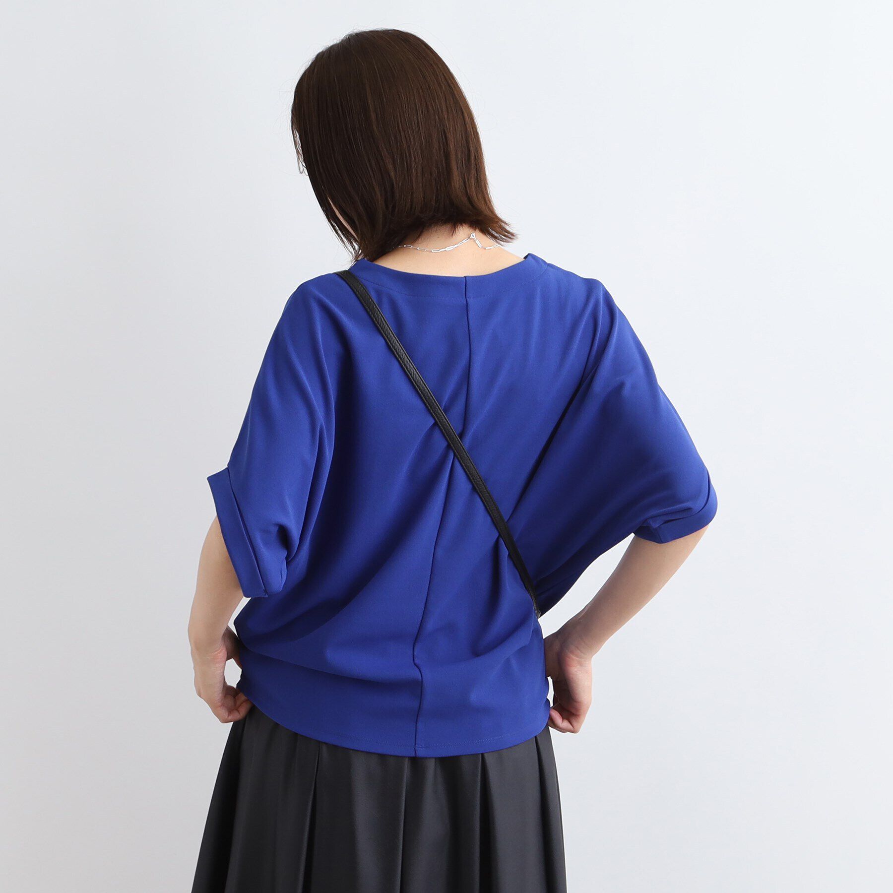 INDIVI「【洗える／UVケア】ドルマンスリーブフォルムトップス」|Tシャツ・カットソー|