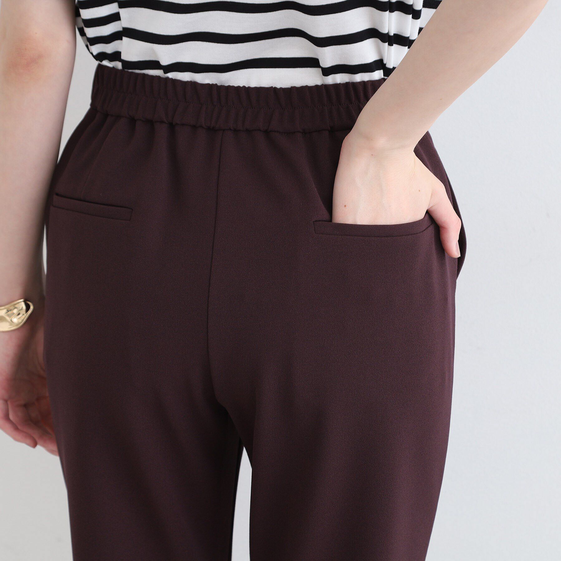 INDIVI「【洗える／UVケア／トレンド】ジョグパンツ」|その他|