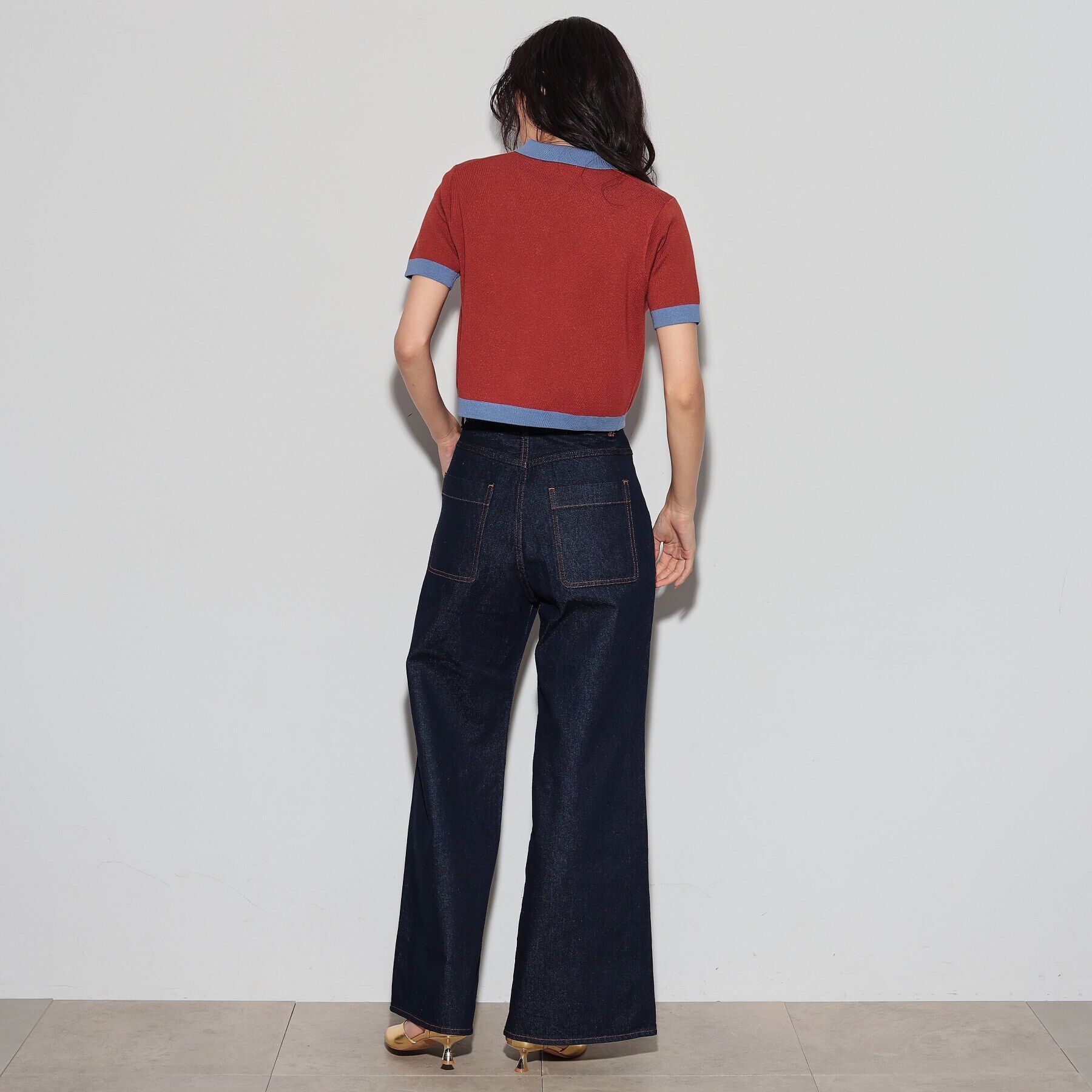 GALLEST「フレアデニムパンツ」|デニム|