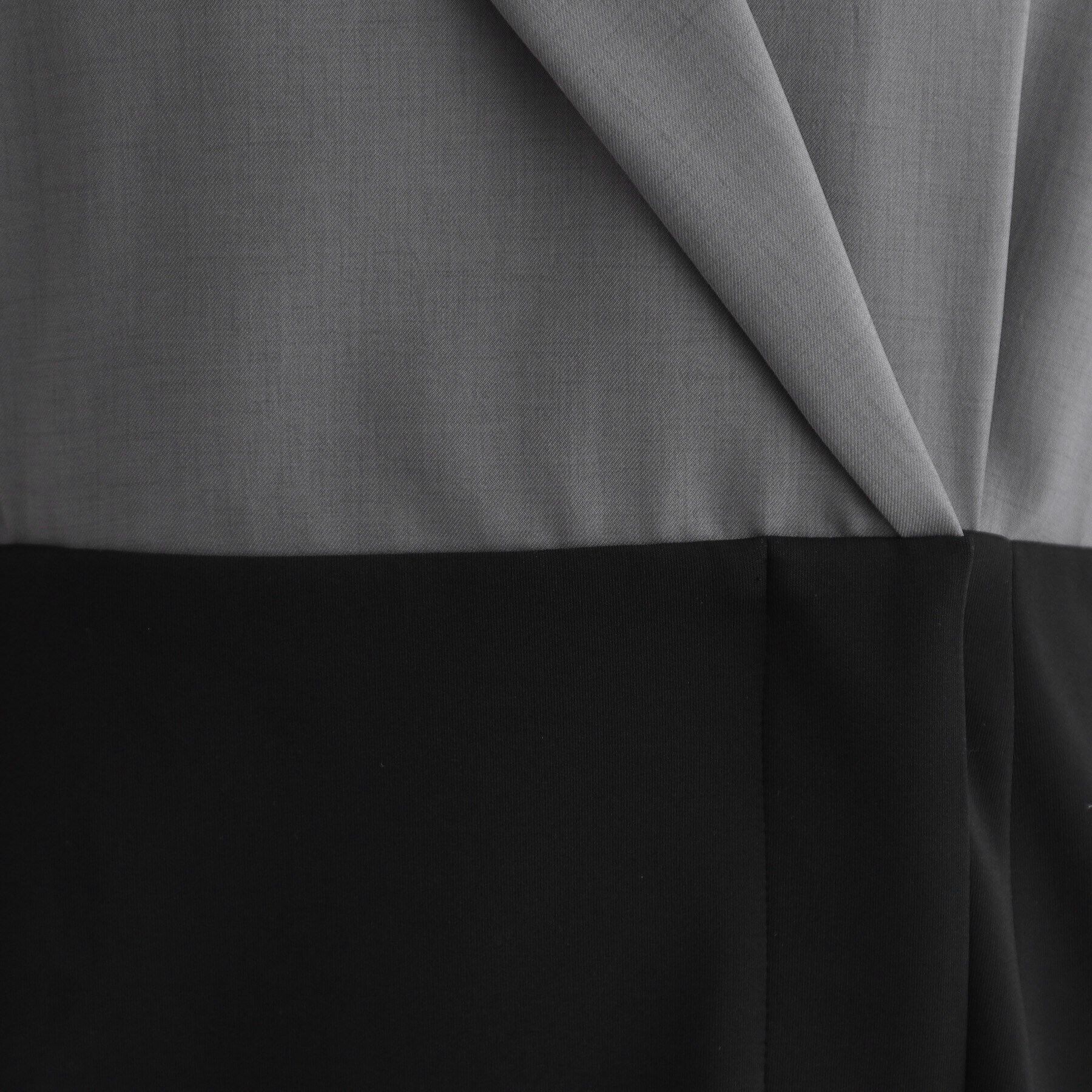 INDIVI「【洗える／日本製】ジャケットコンビワンピース」|ワンピース|