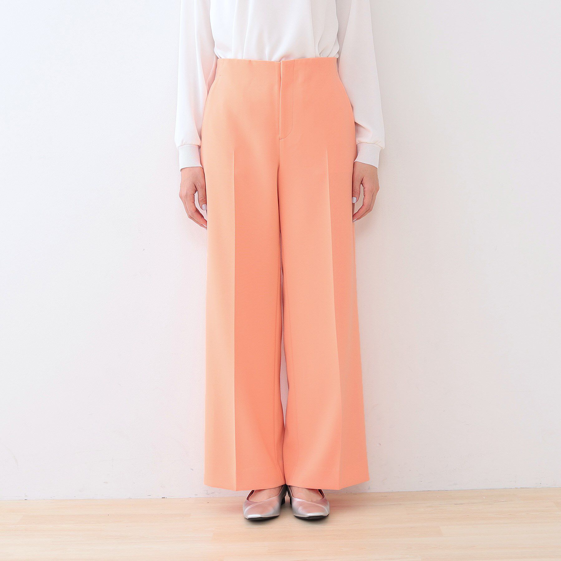 INDIVI「【復活！褒められパンツ】ストレッチ ワイドパンツ」|その他|