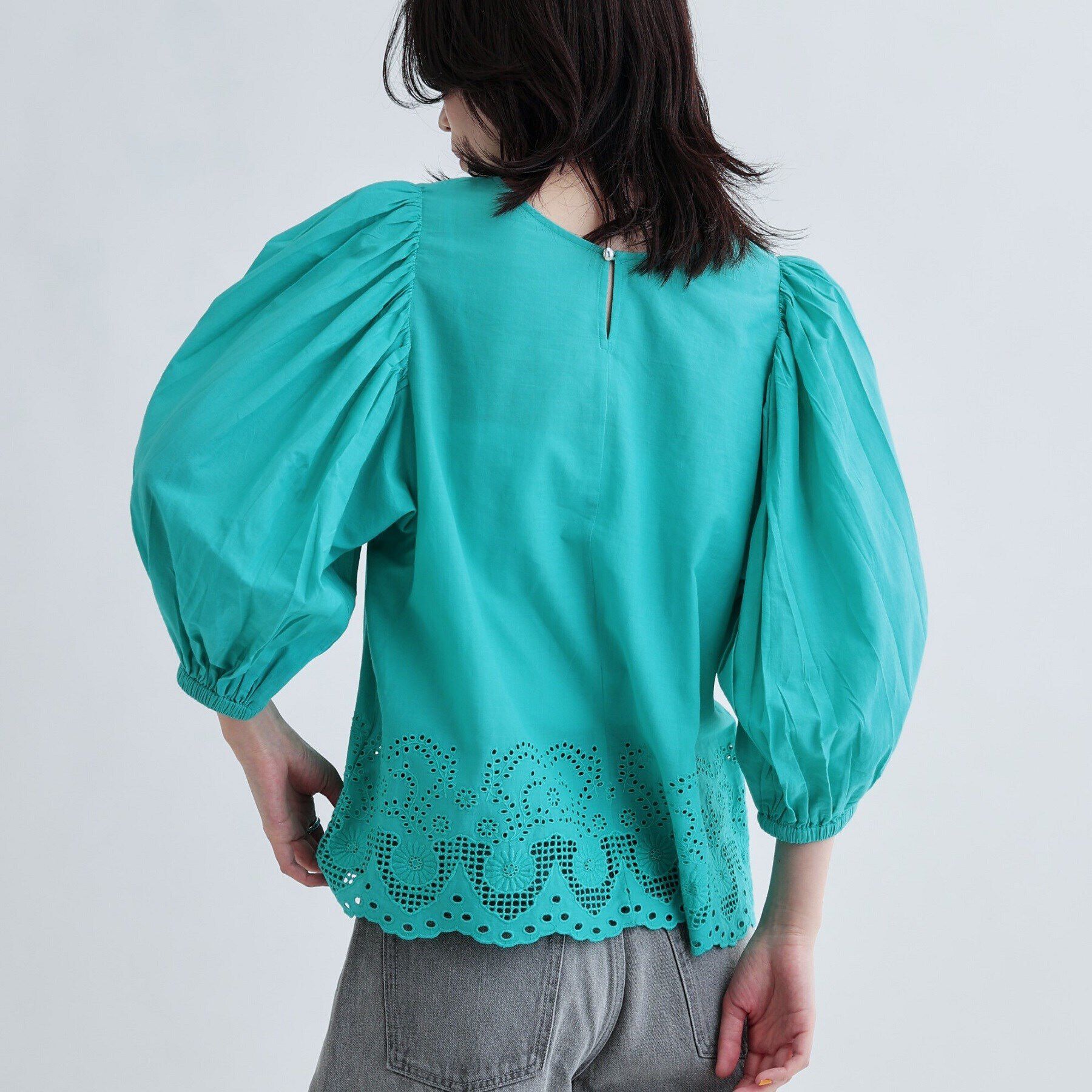 GALLEST「コットンエンブロイダリーブラウス」|シャツ・ブラウス|