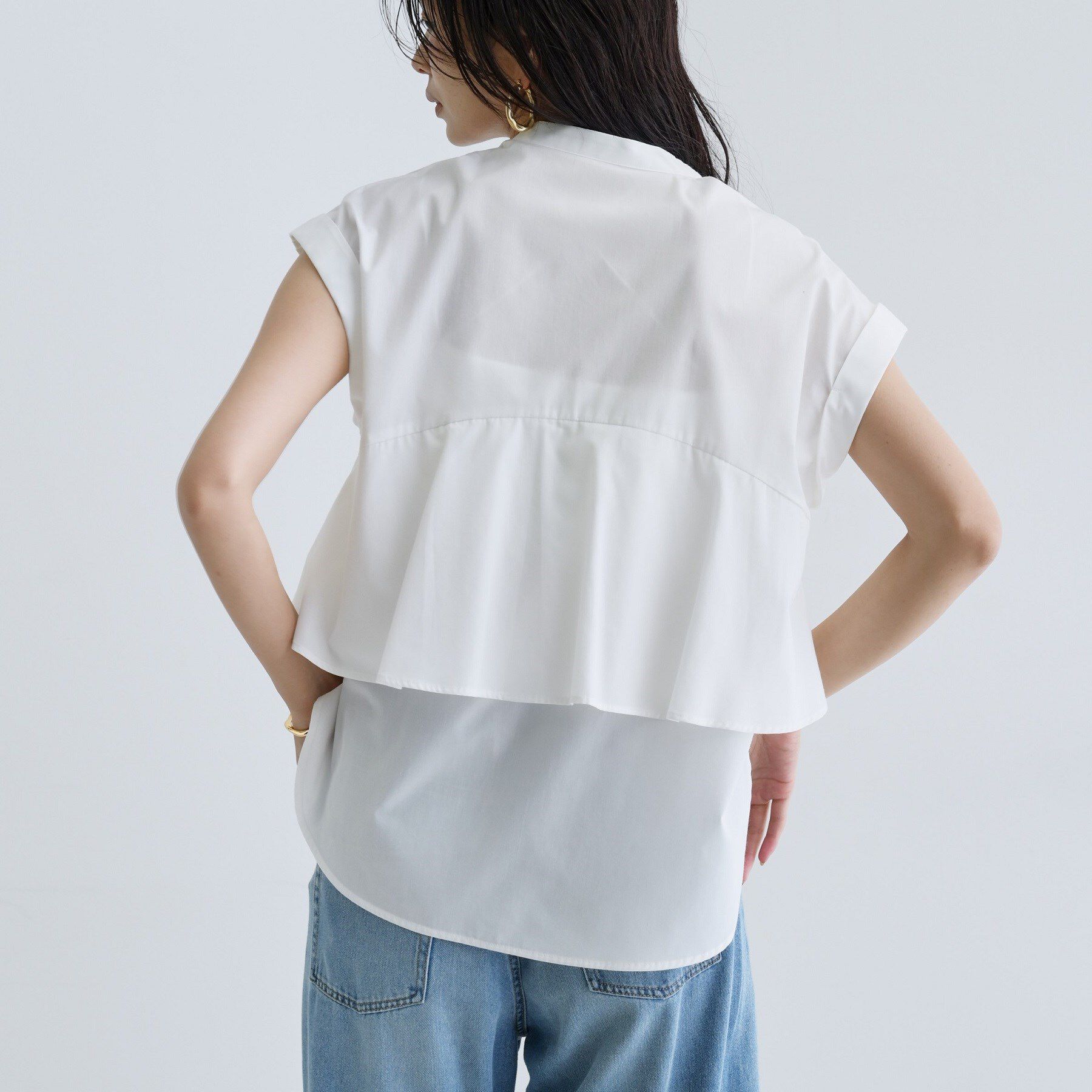 GALLEST「2WAYペプラムシャツ」|シャツ・ブラウス|