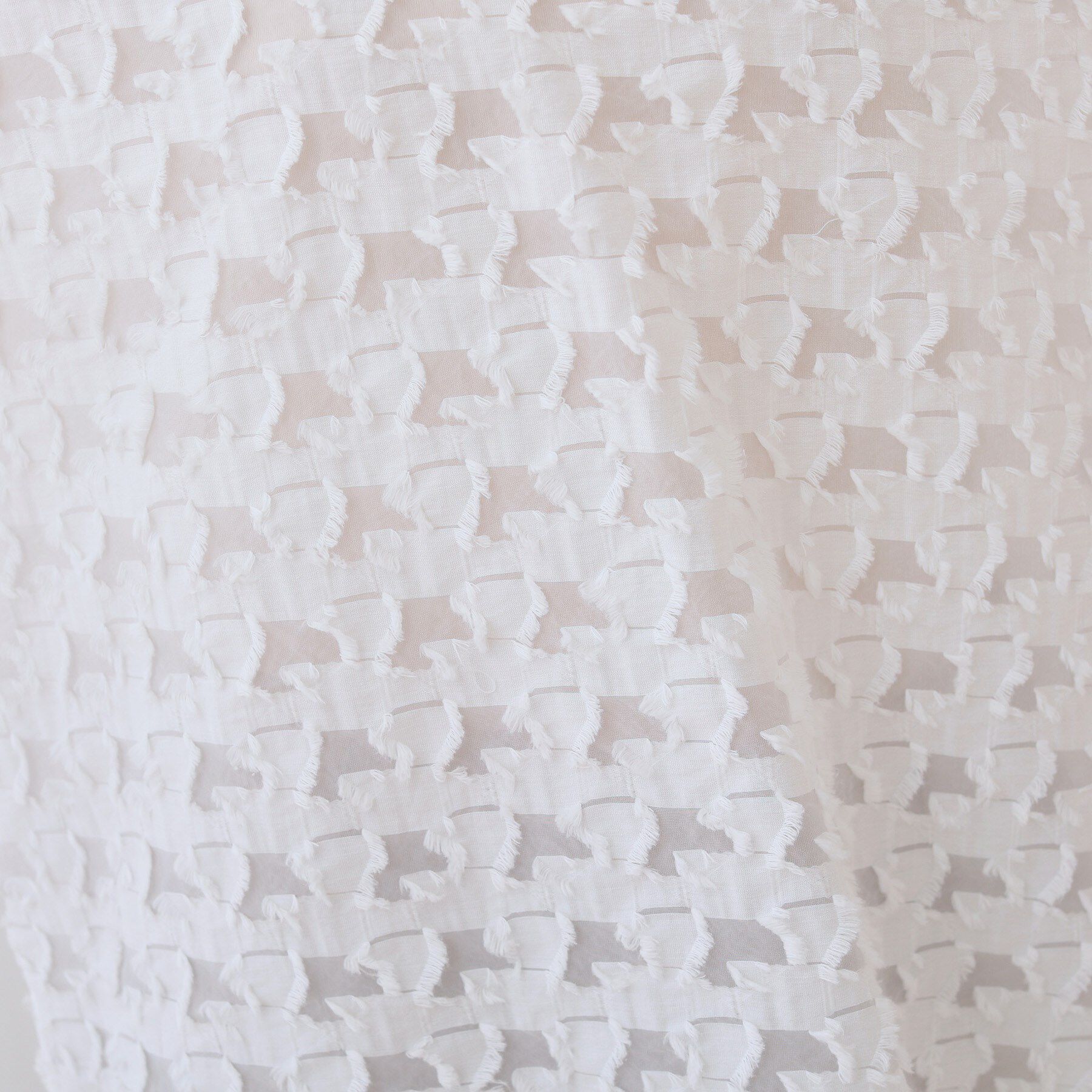 INDIVI「【日本製／コットン混】ジャカードブラウス」|シャツ・ブラウス|