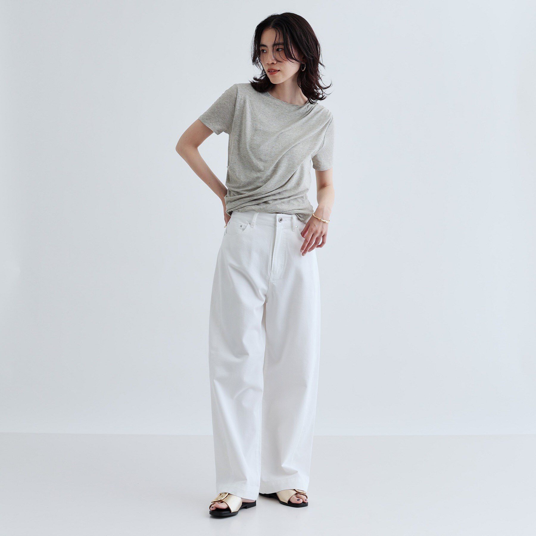 GALLEST「バルーンドレープTシャツ」|Tシャツ・カットソー|