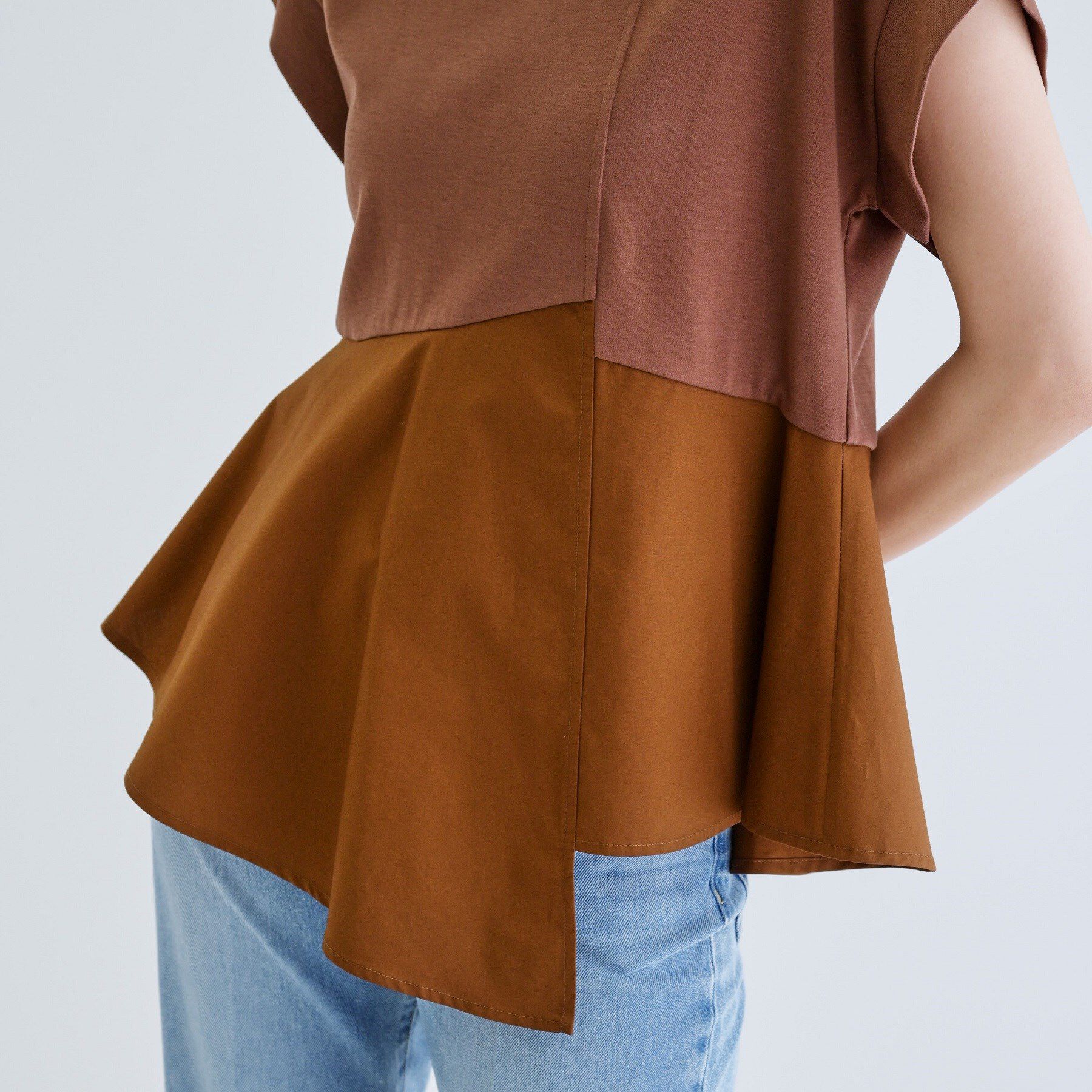 GALLEST「ペプラムスムースカットソー」|Tシャツ・カットソー|