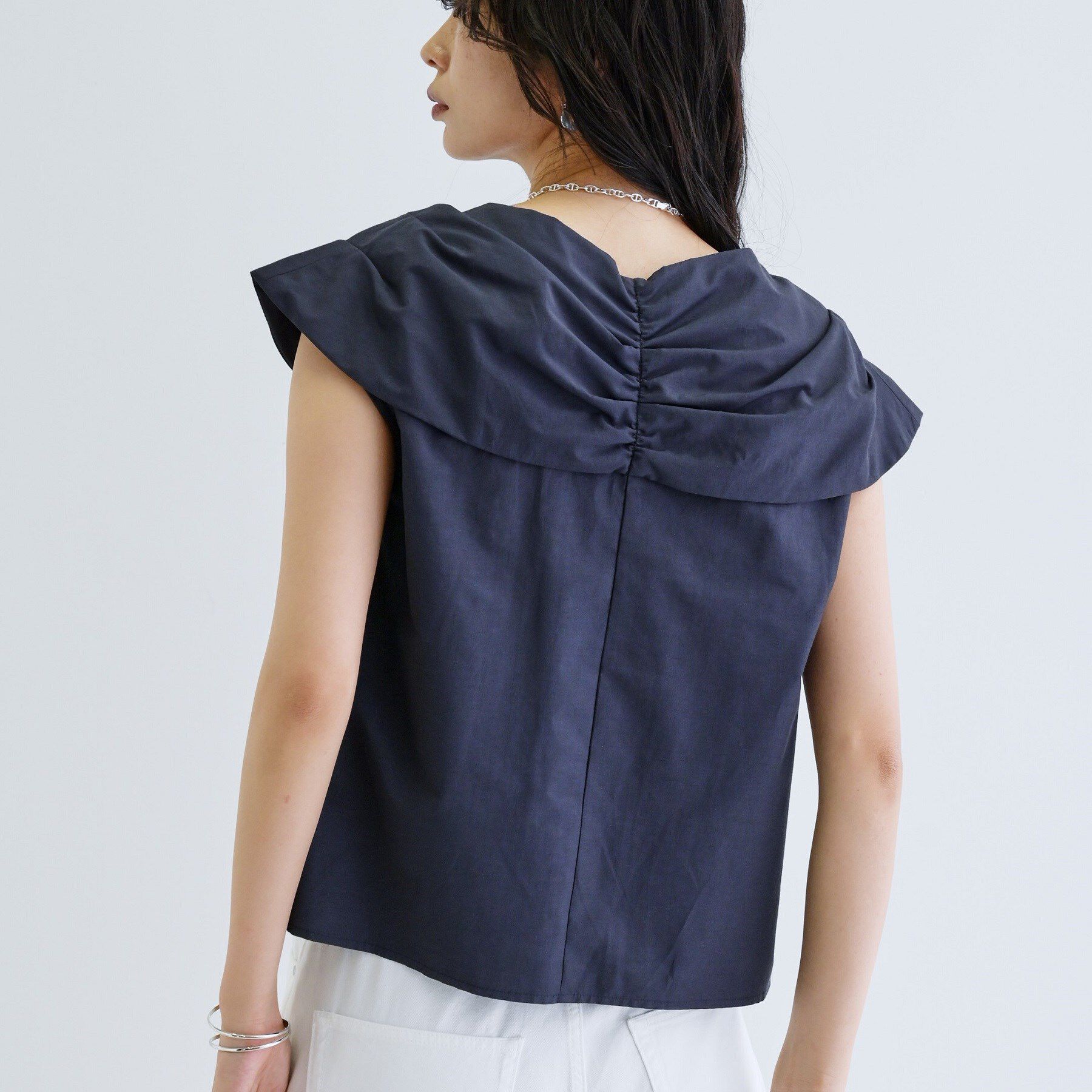 GALLEST「ドレープフォルムブラウス」|シャツ・ブラウス|