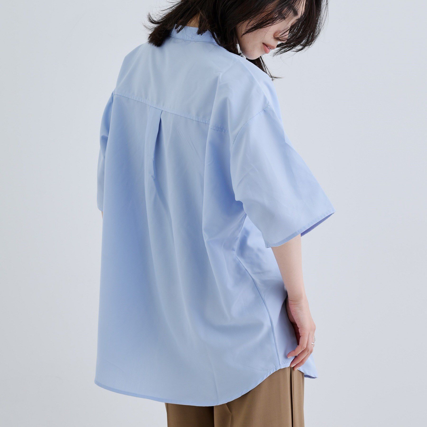 GALLEST「【一部店舗限定】ベアトップ付き半袖ワイドシャツ」|シャツ・ブラウス|