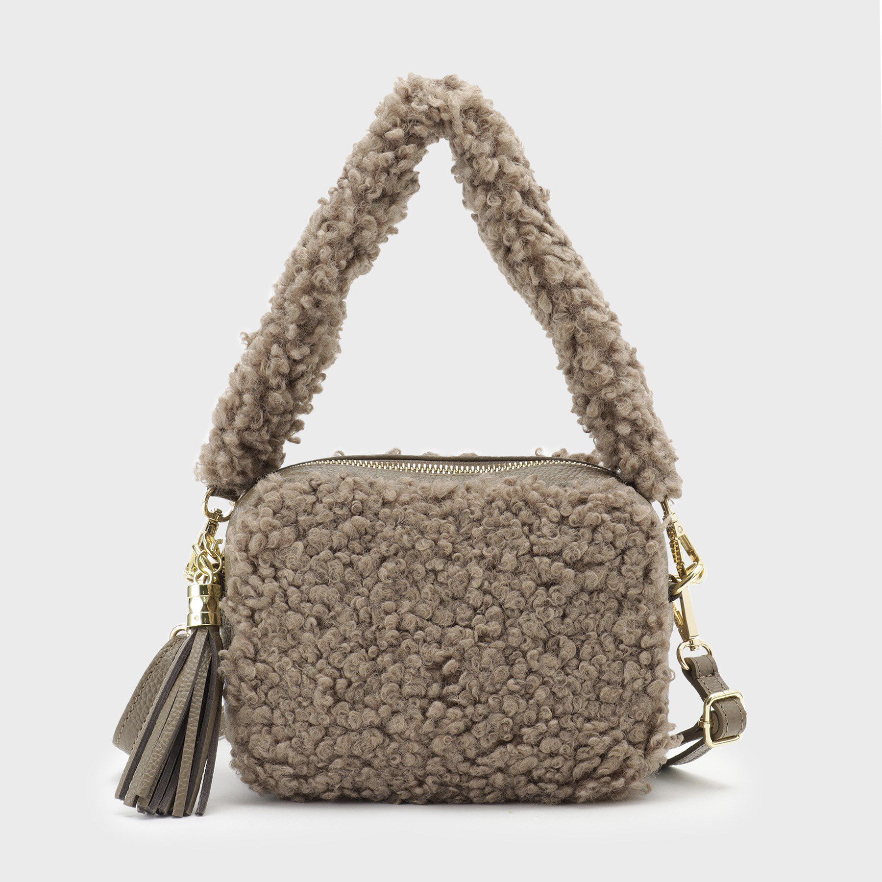 GALLEST「【MILLELA FIRENZE】プードルファーボックスバッグ」|ハンドバッグ|