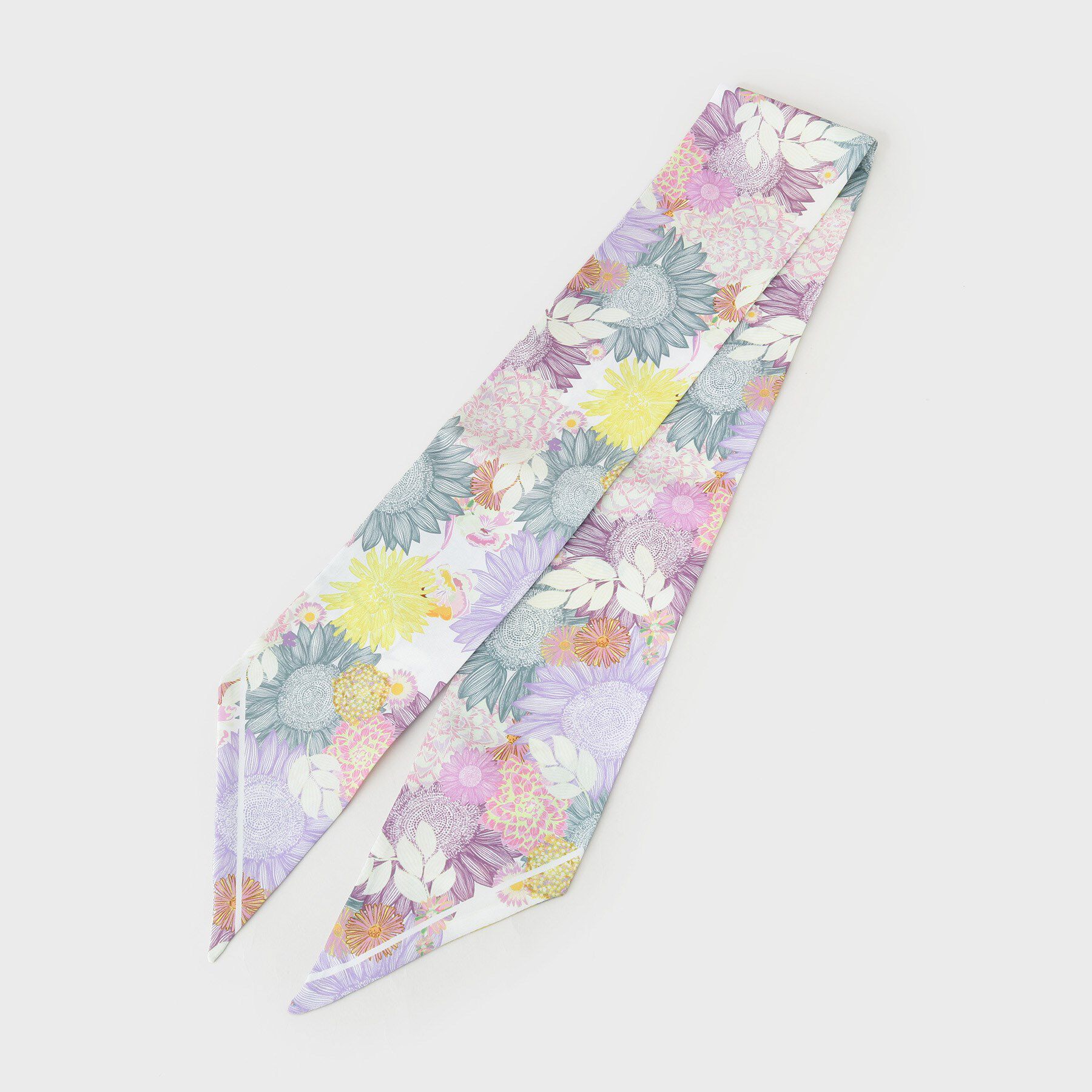 INDIVI「【2柄展開】柄デザインスカーフ」|バンダナ・スカーフ|